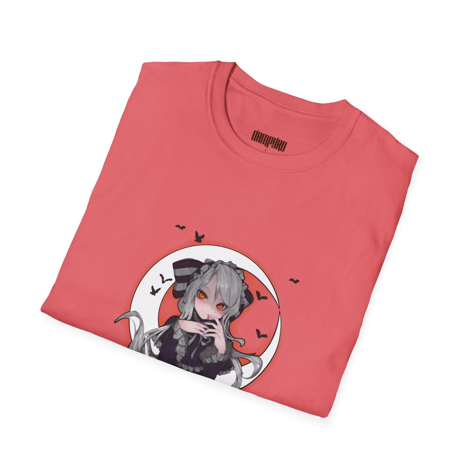 Vampire Crimson Original Graphic T-Shirt, Unisex Tee for Cosplay, Halloween Costume, Casual Wear, Edgy Street Style, Gift for Fans