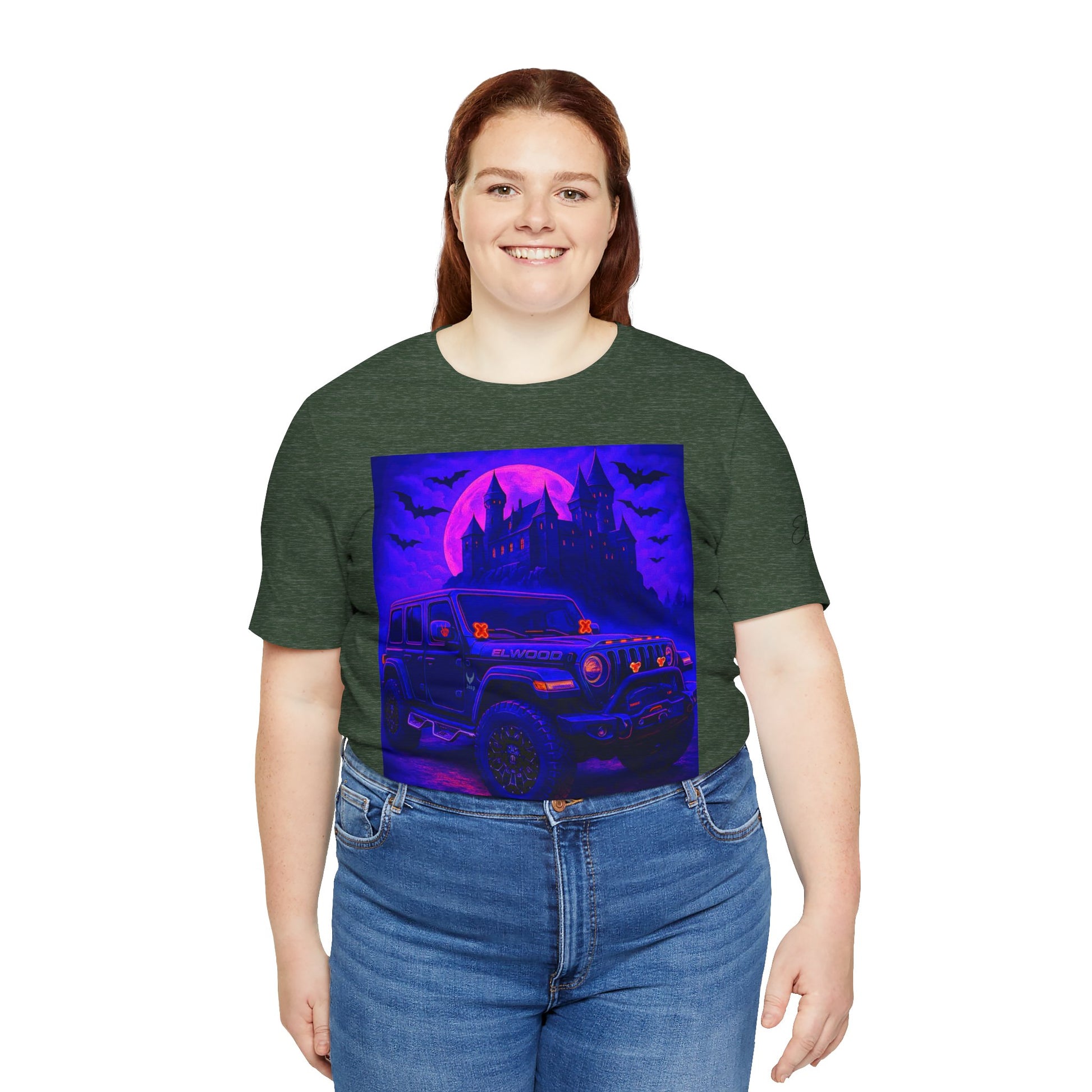 Elwood Jeep Adventure Tee - Perfect for Halloween, Road Trips, Outdoor Enthusiasts, Gift for Him or Her, Jeep Lovers, Casual Style