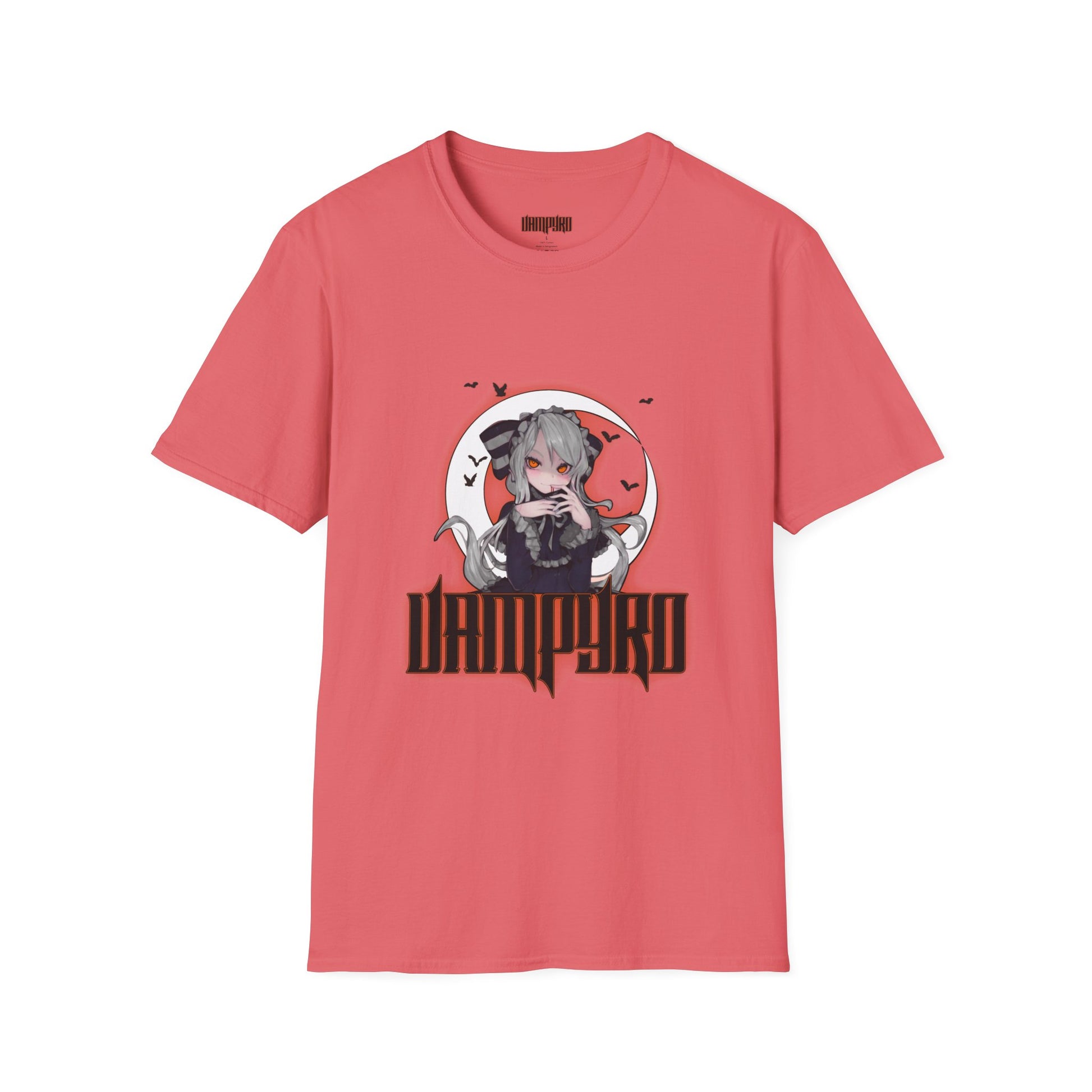 Vampire Crimson Original Graphic T-Shirt, Unisex Tee for Cosplay, Halloween Costume, Casual Wear, Edgy Street Style, Gift for Fans