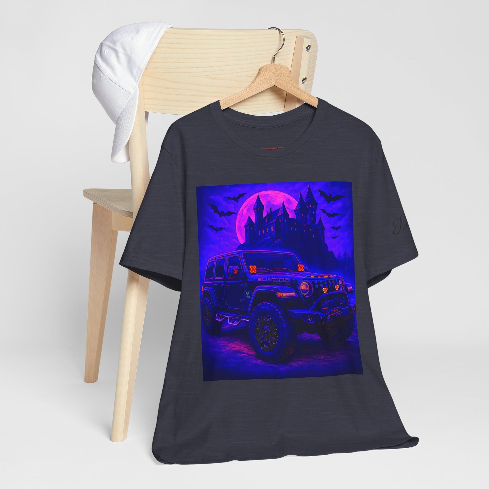 Elwood Jeep Adventure Tee - Perfect for Halloween, Road Trips, Outdoor Enthusiasts, Gift for Him or Her, Jeep Lovers, Casual Style