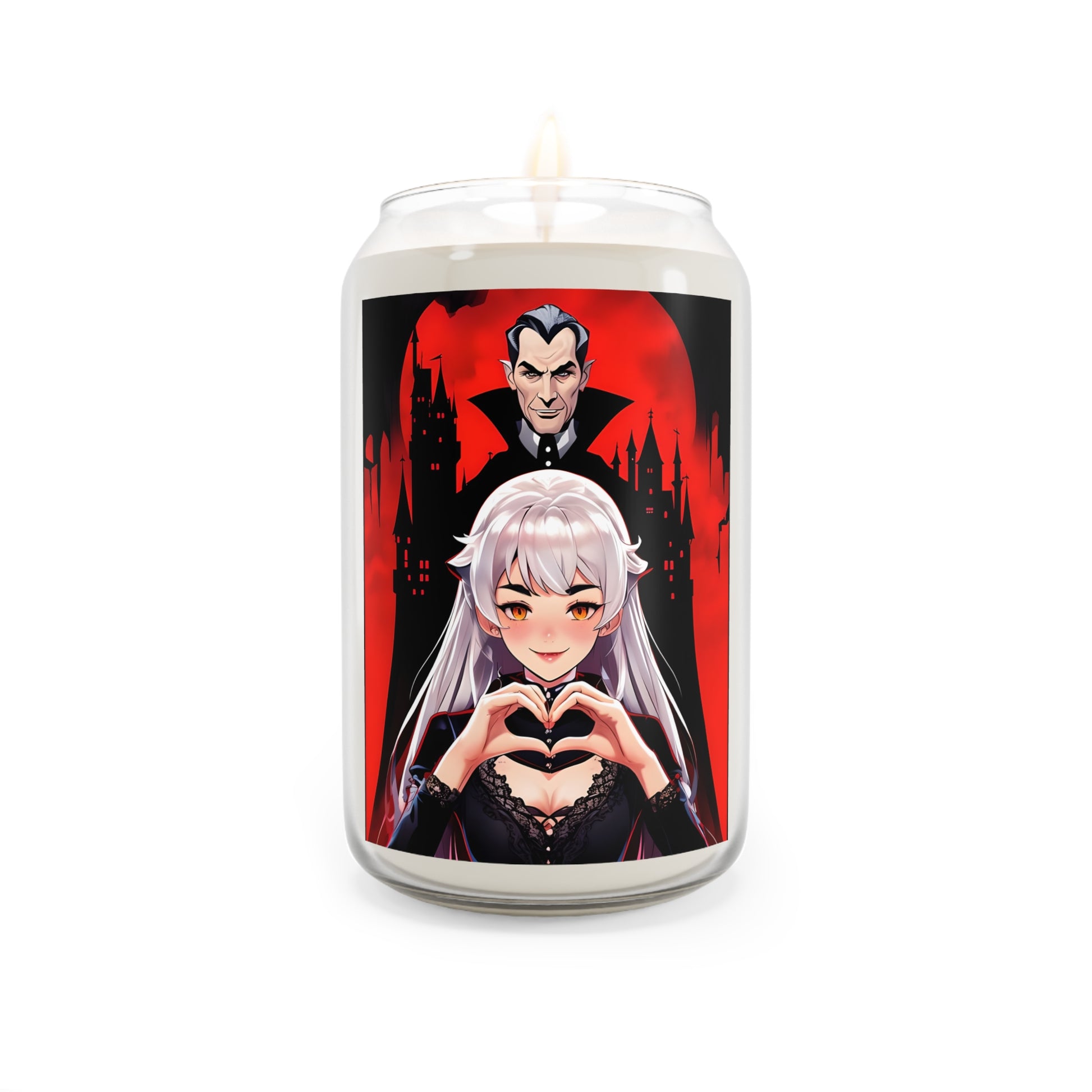 Vampire Crimson Gothic Themed Scented Candle, Halloween Decor, Aromatherapy Candle, Unique Gift, Vampire Inspired Candle, Home Fragrance