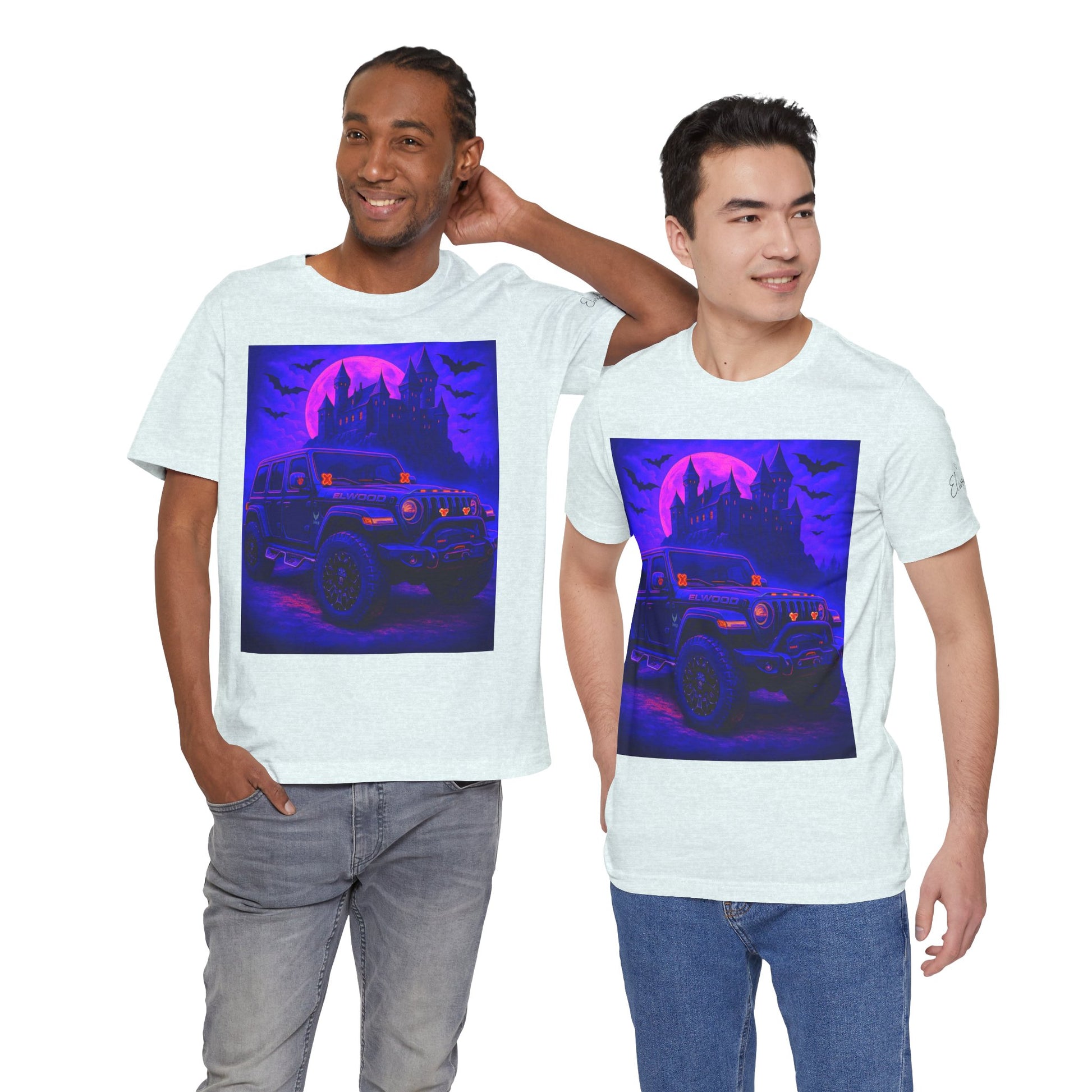 Elwood Jeep Adventure Tee - Perfect for Halloween, Road Trips, Outdoor Enthusiasts, Gift for Him or Her, Jeep Lovers, Casual Style