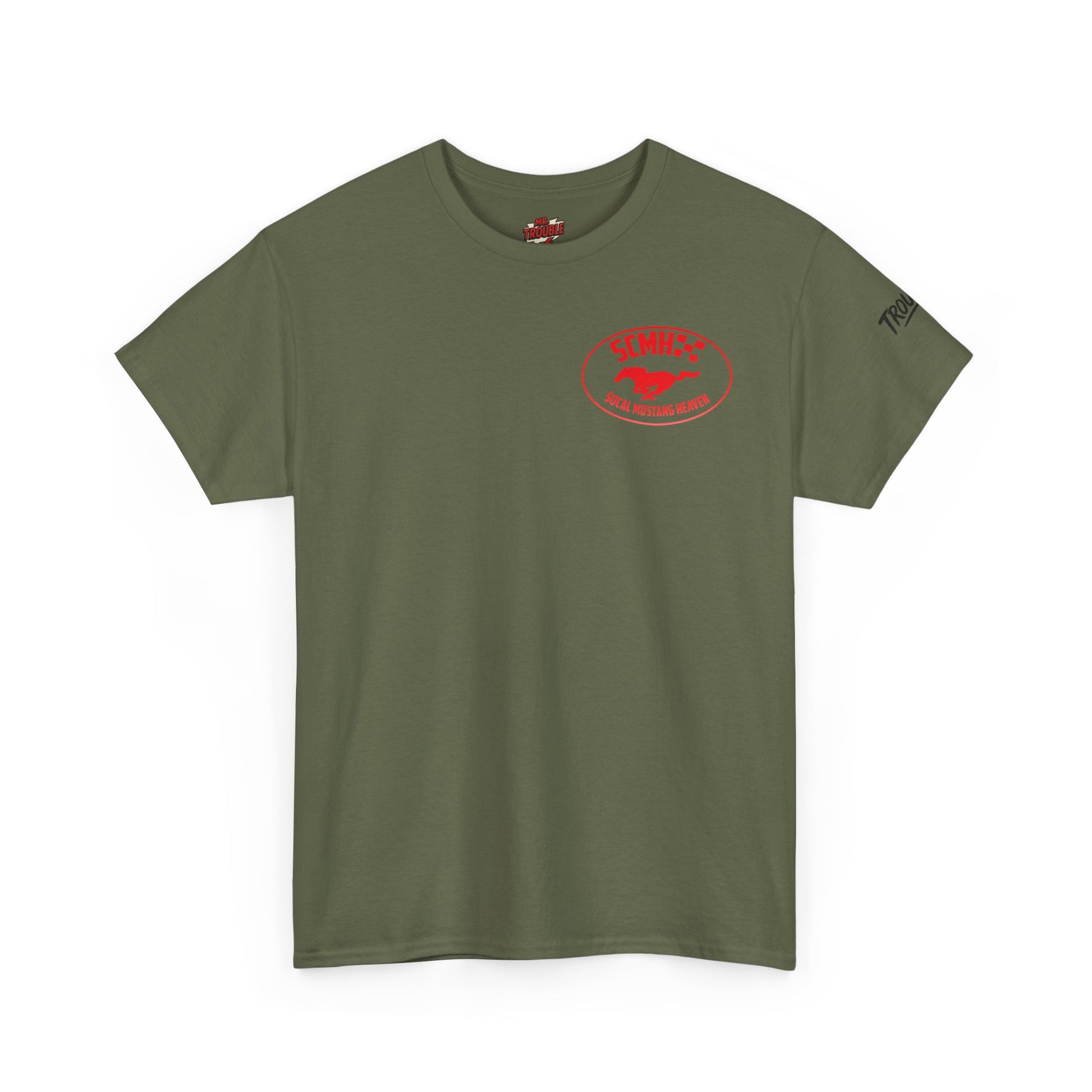 Unisex Heavy Cotton Tee with SoCal Mustang Heaven Design, Casual Tee, Gift for Car Lovers, Mustang Enthusiast Shirt, Iconic Graphic Tee