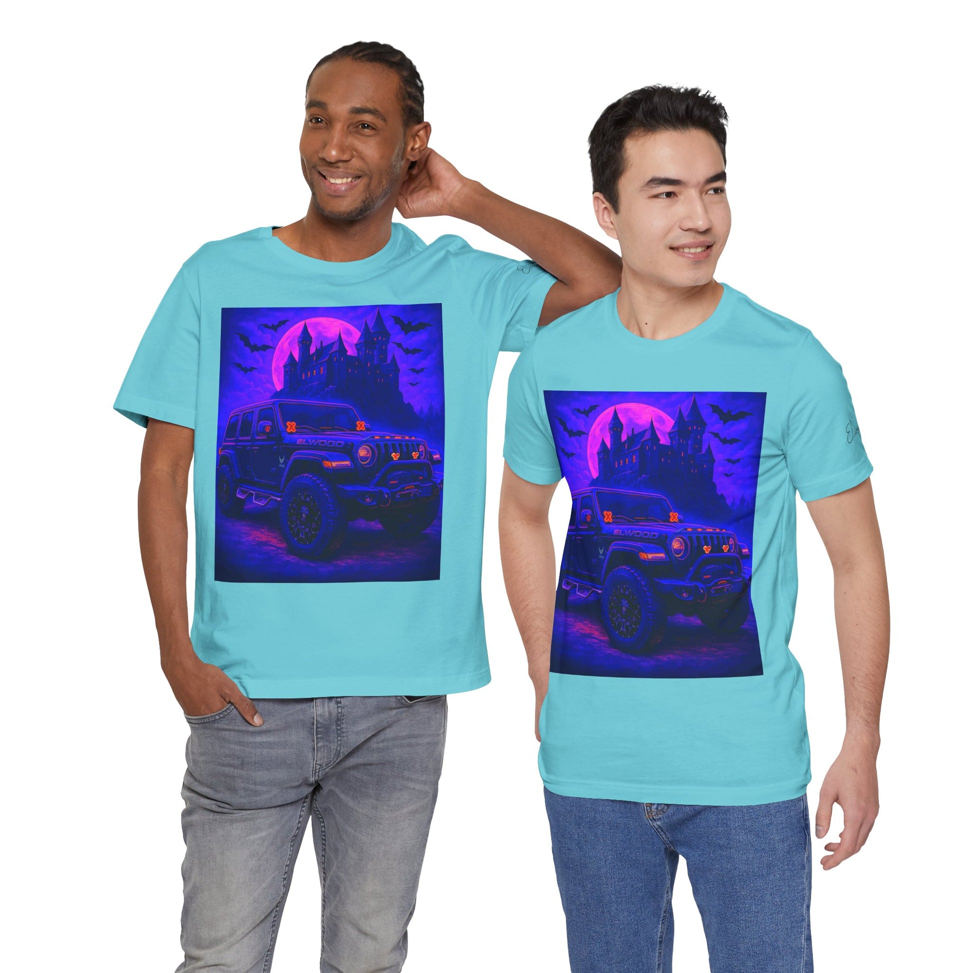 Elwood Jeep Adventure Tee - Perfect for Halloween, Road Trips, Outdoor Enthusiasts, Gift for Him or Her, Jeep Lovers, Casual Style