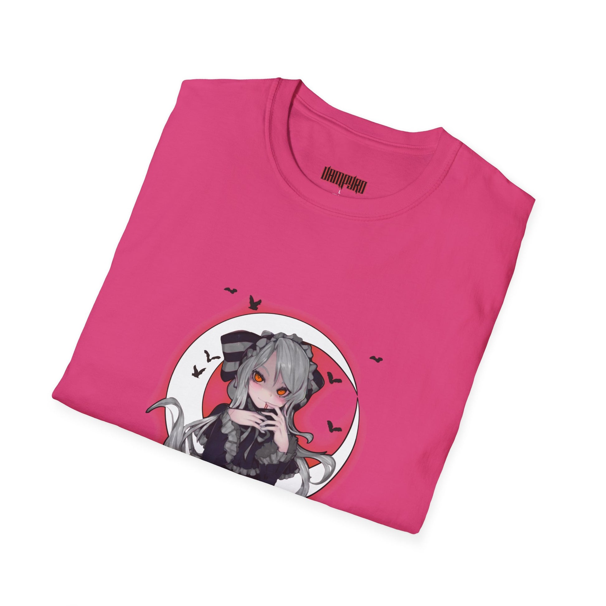 Vampire Crimson Original Graphic T-Shirt, Unisex Tee for Cosplay, Halloween Costume, Casual Wear, Edgy Street Style, Gift for Fans