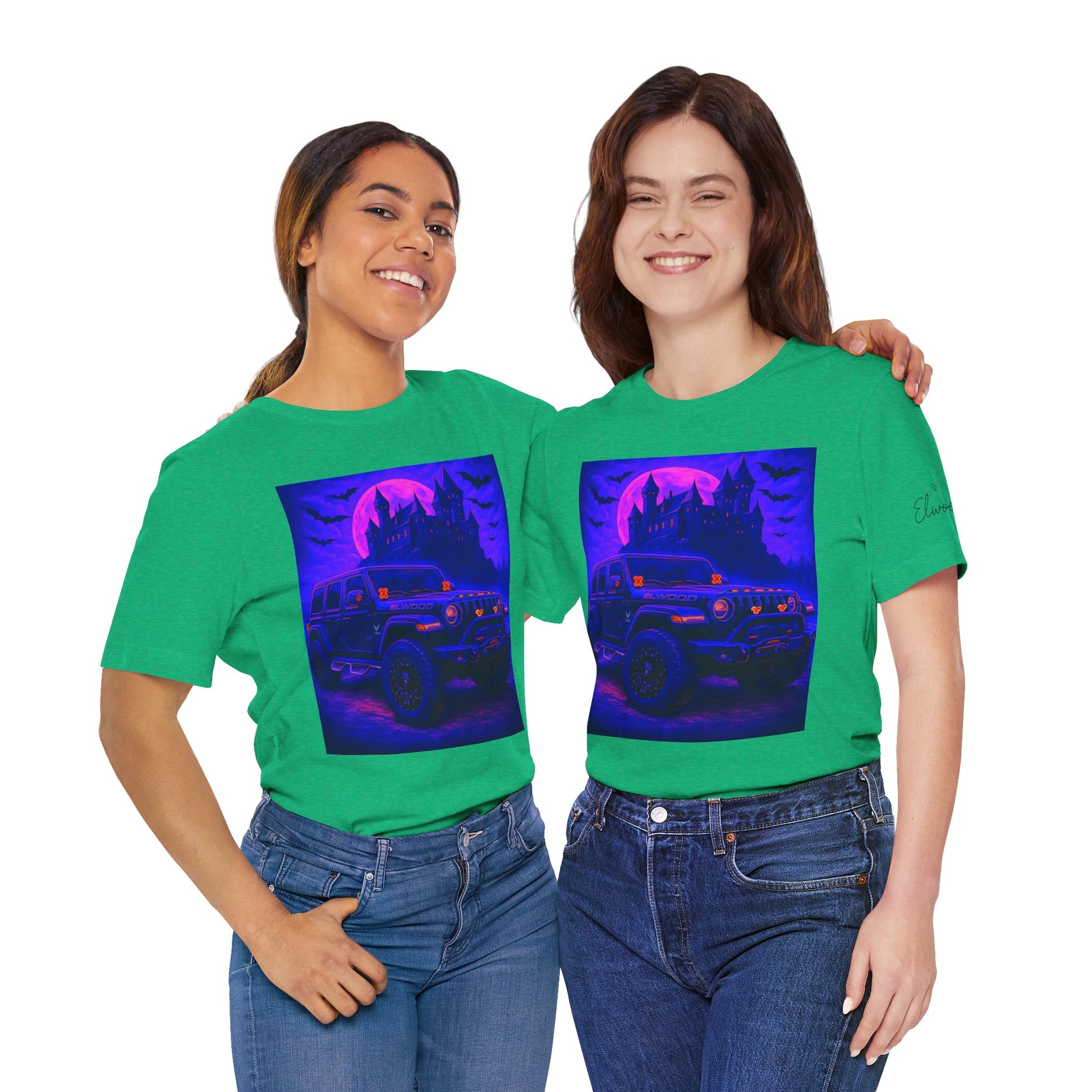 Elwood Jeep Adventure Tee - Perfect for Halloween, Road Trips, Outdoor Enthusiasts, Gift for Him or Her, Jeep Lovers, Casual Style