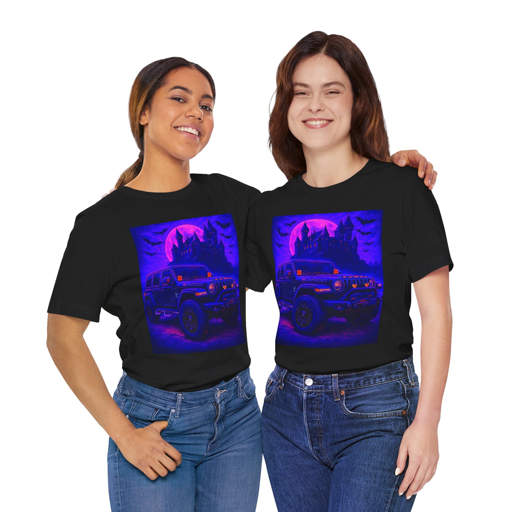 Elwood Jeep Adventure Tee - Perfect for Halloween, Road Trips, Outdoor Enthusiasts, Gift for Him or Her, Jeep Lovers, Casual Style