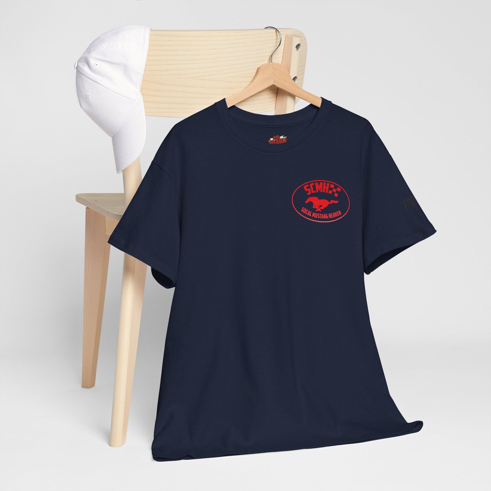 Unisex Heavy Cotton Tee with SoCal Mustang Heaven Design, Casual Tee, Gift for Car Lovers, Mustang Enthusiast Shirt, Iconic Graphic Tee