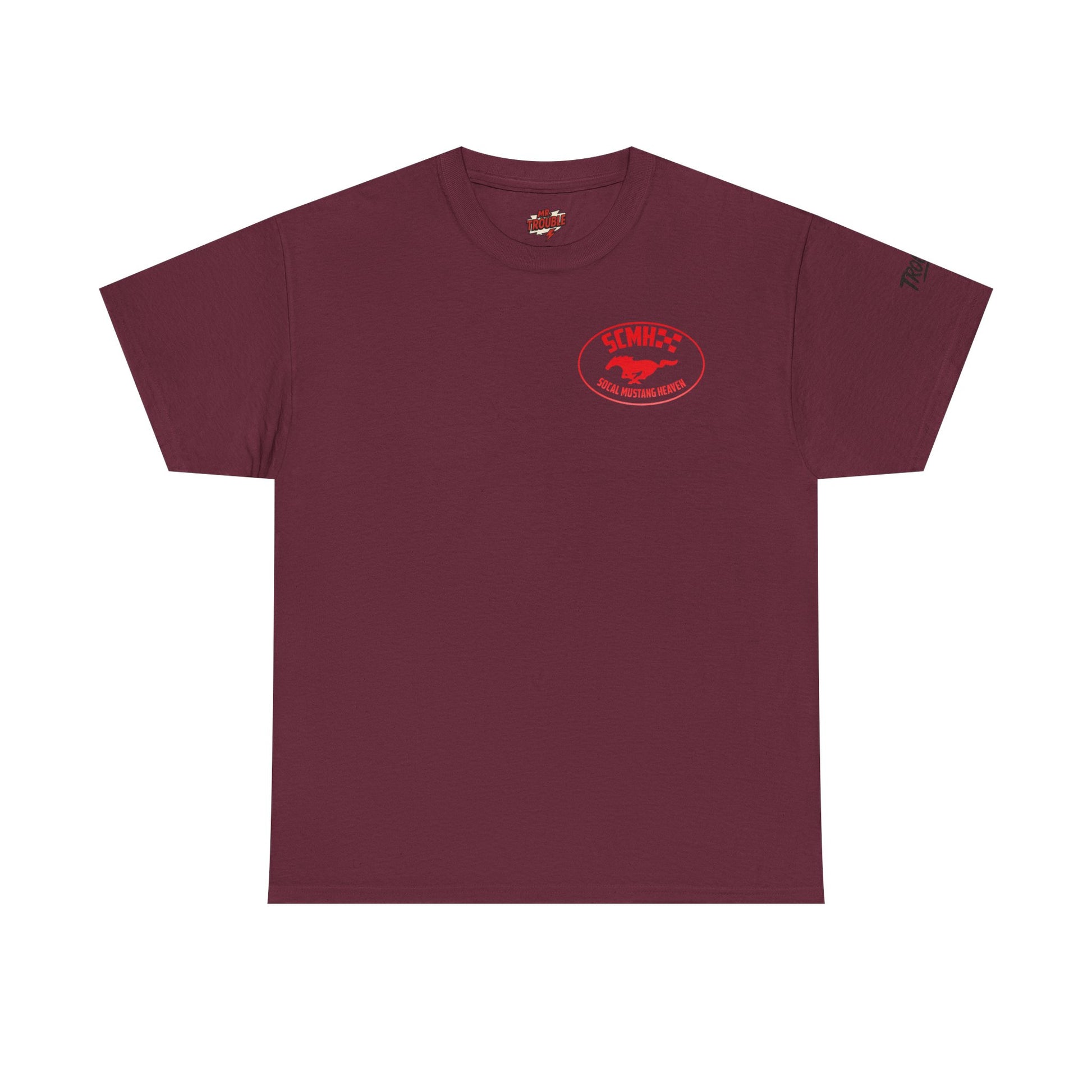 Unisex Heavy Cotton Tee with SoCal Mustang Heaven Design, Casual Tee, Gift for Car Lovers, Mustang Enthusiast Shirt, Iconic Graphic Tee