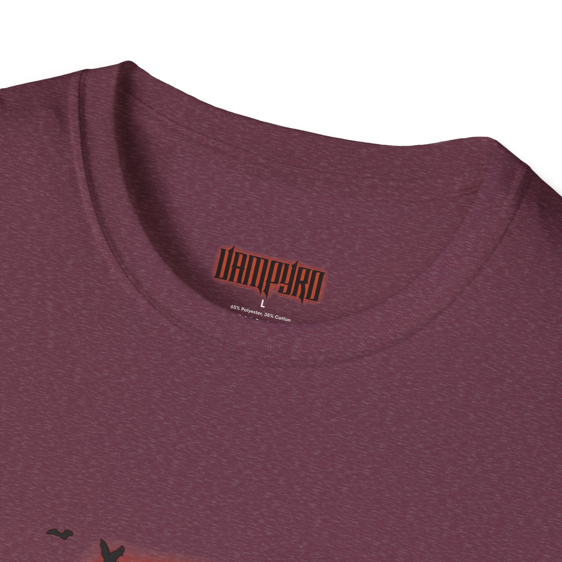 Vampire Crimson Original Graphic T-Shirt, Unisex Tee for Cosplay, Halloween Costume, Casual Wear, Edgy Street Style, Gift for Fans