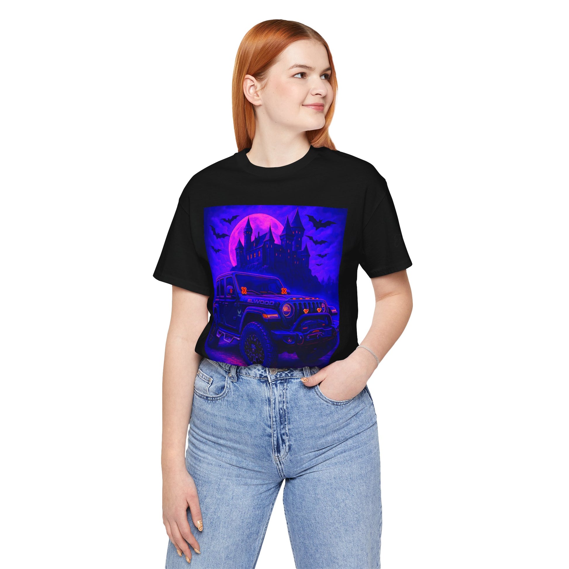 Elwood Jeep Adventure Tee - Perfect for Halloween, Road Trips, Outdoor Enthusiasts, Gift for Him or Her, Jeep Lovers, Casual Style