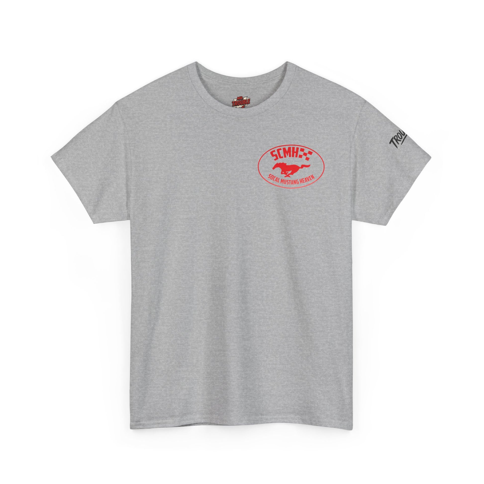 Unisex Heavy Cotton Tee with SoCal Mustang Heaven Design, Casual Tee, Gift for Car Lovers, Mustang Enthusiast Shirt, Iconic Graphic Tee