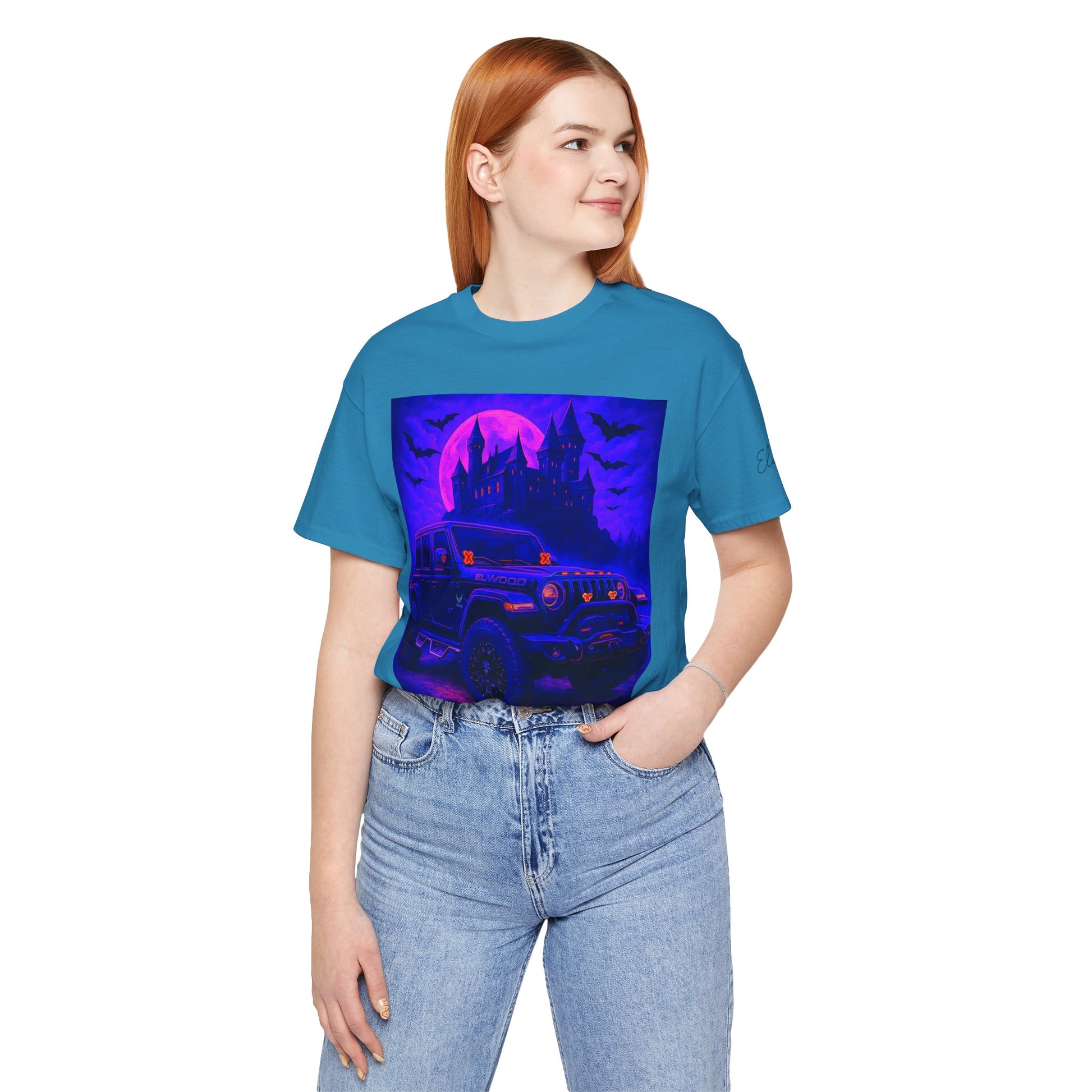 Elwood Jeep Adventure Tee - Perfect for Halloween, Road Trips, Outdoor Enthusiasts, Gift for Him or Her, Jeep Lovers, Casual Style