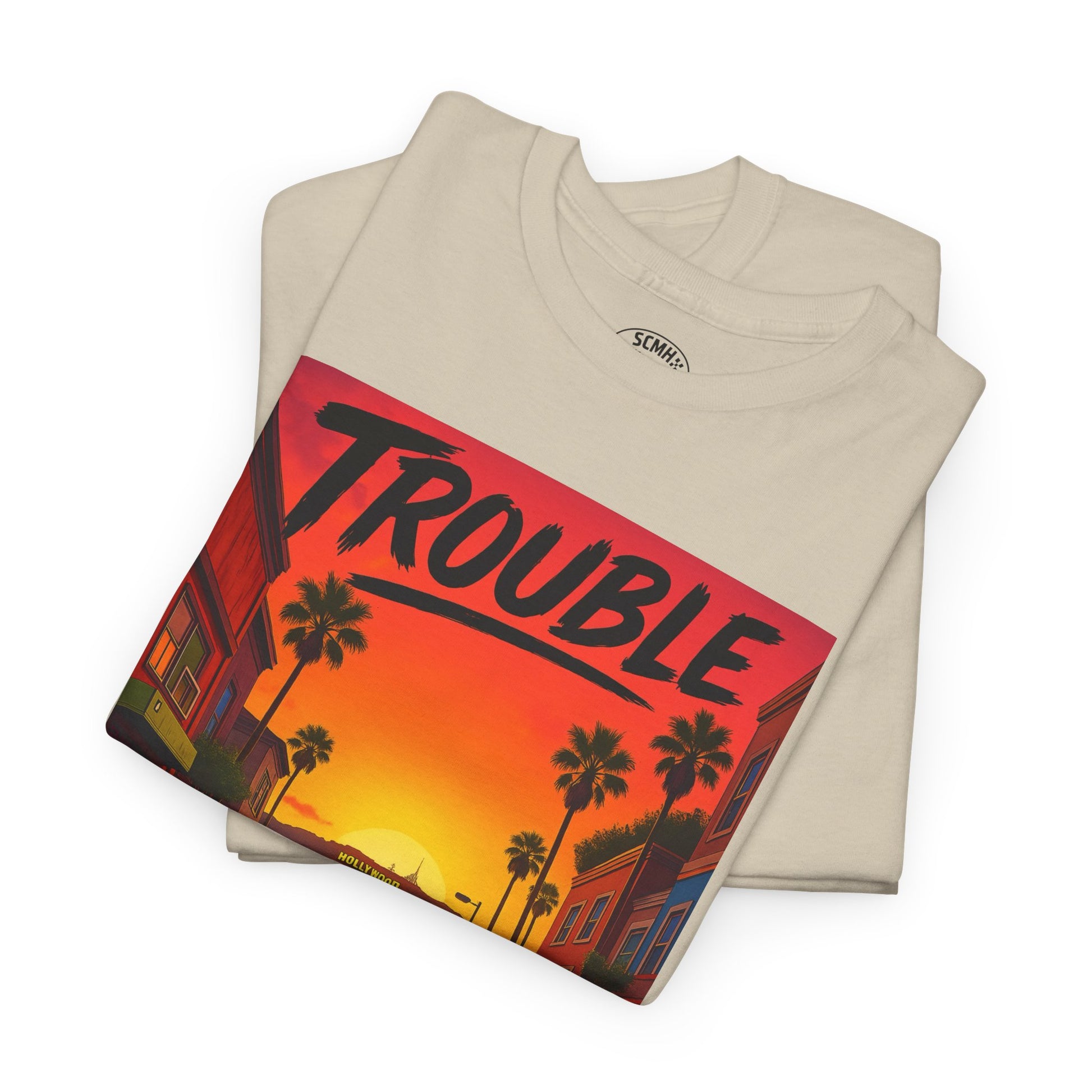 Trouble Retro Trouble Graphic Tee, Unisex Cotton T-Shirt, Cool Streetwear Shirt, Casual Summer Tee, Gift for Car Lovers
