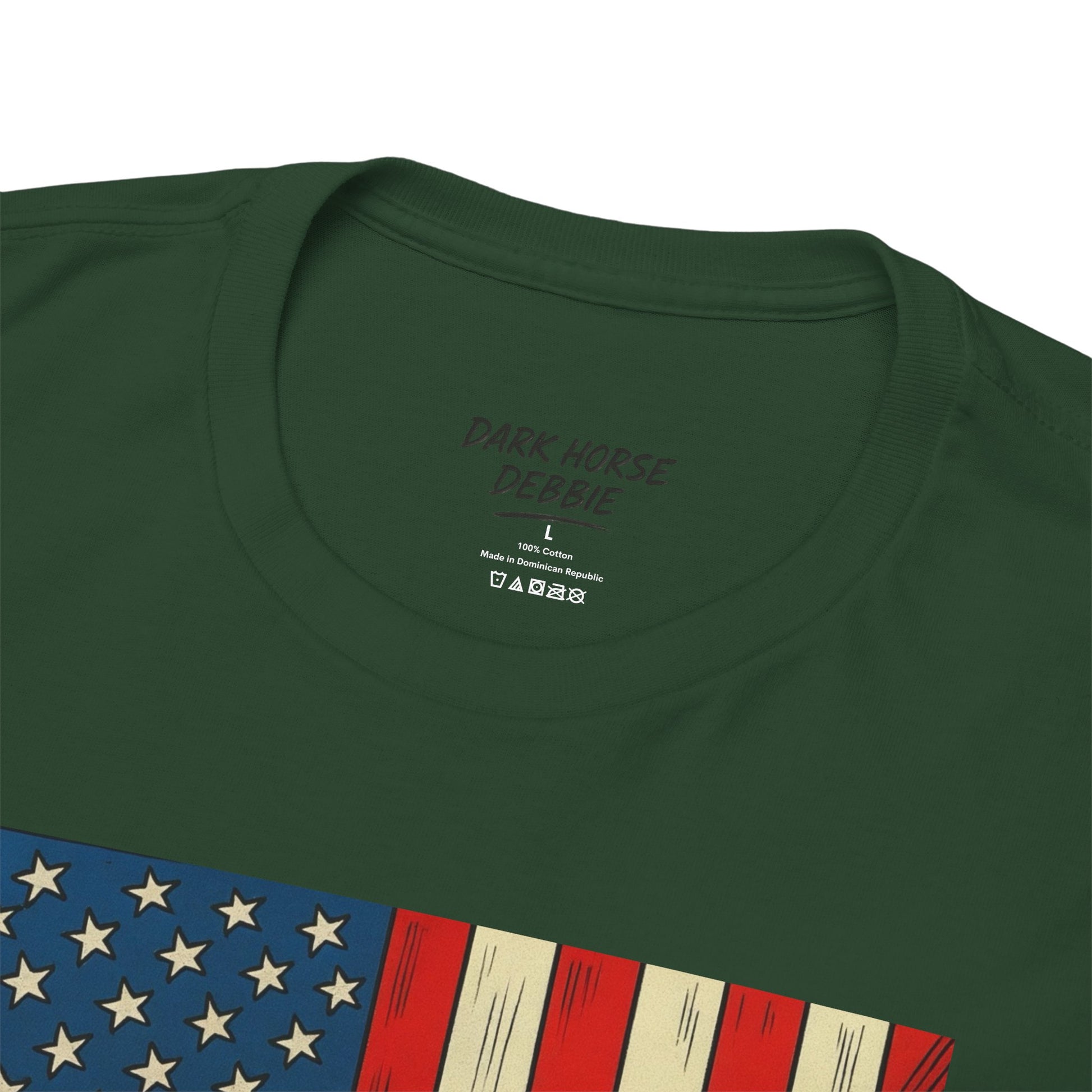 Dark Horse Debbie Patriotic Car Enthusiast Tee - Perfect for Independence Day, Gift for Dad, Car Show, Track Day, Summer Style