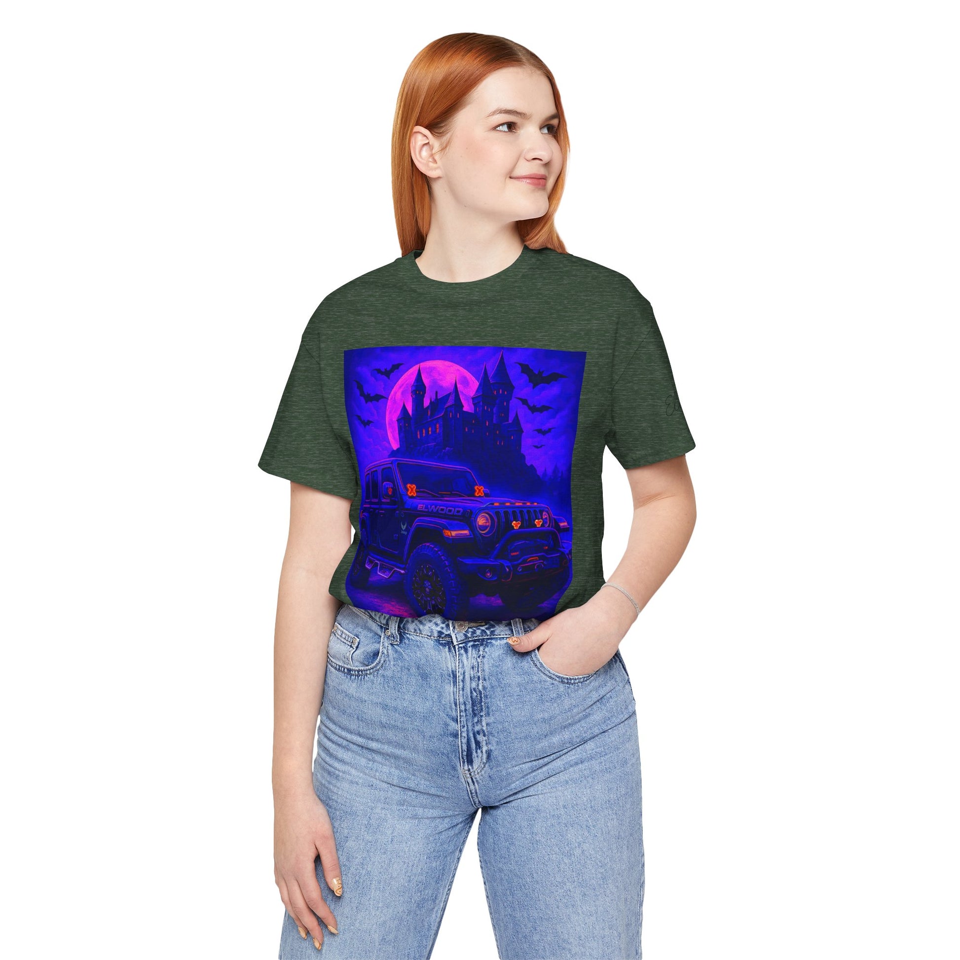 Elwood Jeep Adventure Tee - Perfect for Halloween, Road Trips, Outdoor Enthusiasts, Gift for Him or Her, Jeep Lovers, Casual Style