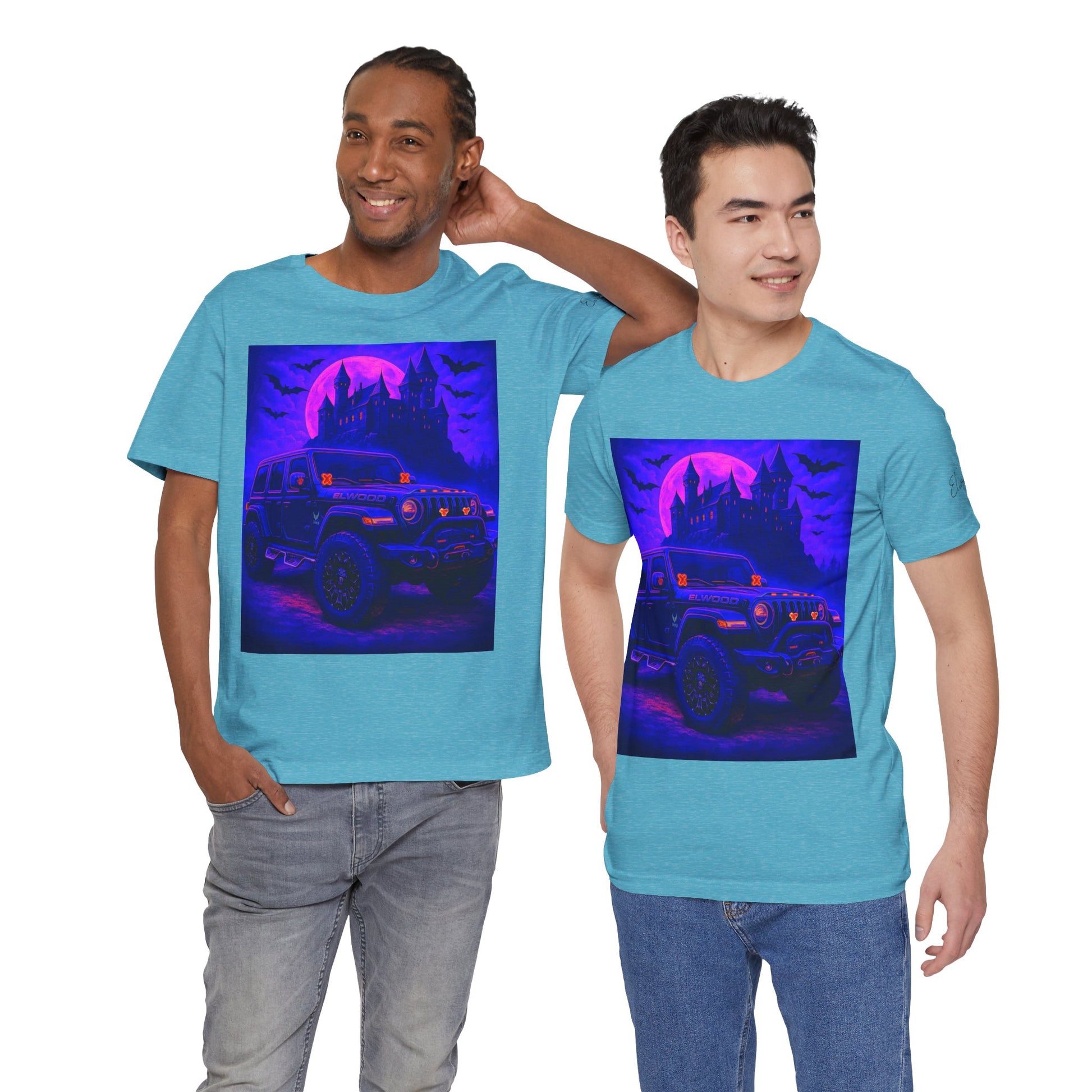 Elwood Jeep Adventure Tee - Perfect for Halloween, Road Trips, Outdoor Enthusiasts, Gift for Him or Her, Jeep Lovers, Casual Style