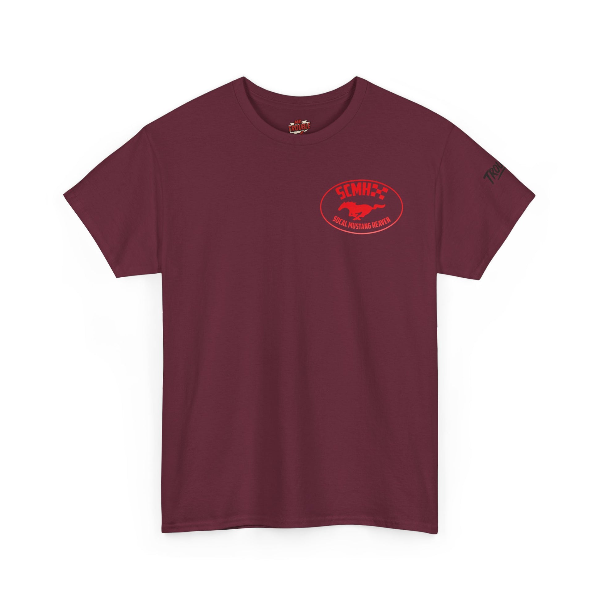 Unisex Heavy Cotton Tee with SoCal Mustang Heaven Design, Casual Tee, Gift for Car Lovers, Mustang Enthusiast Shirt, Iconic Graphic Tee