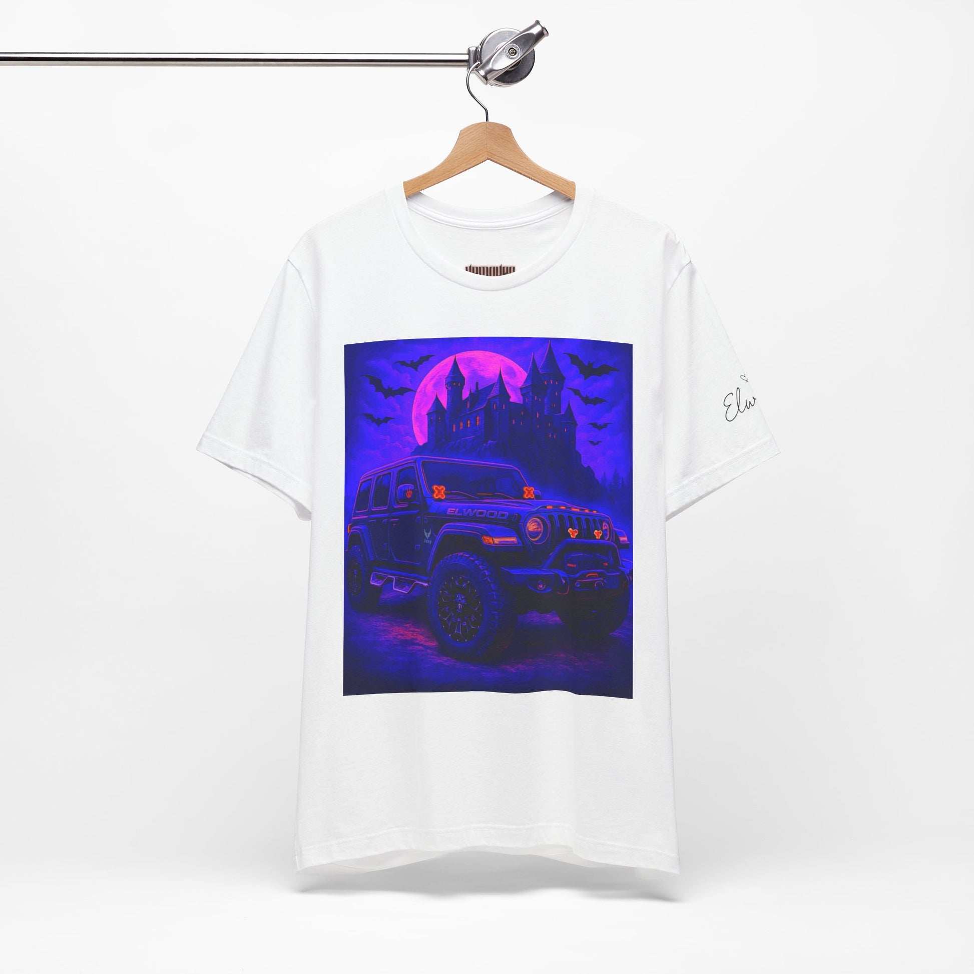 Elwood Jeep Adventure Tee - Perfect for Halloween, Road Trips, Outdoor Enthusiasts, Gift for Him or Her, Jeep Lovers, Casual Style
