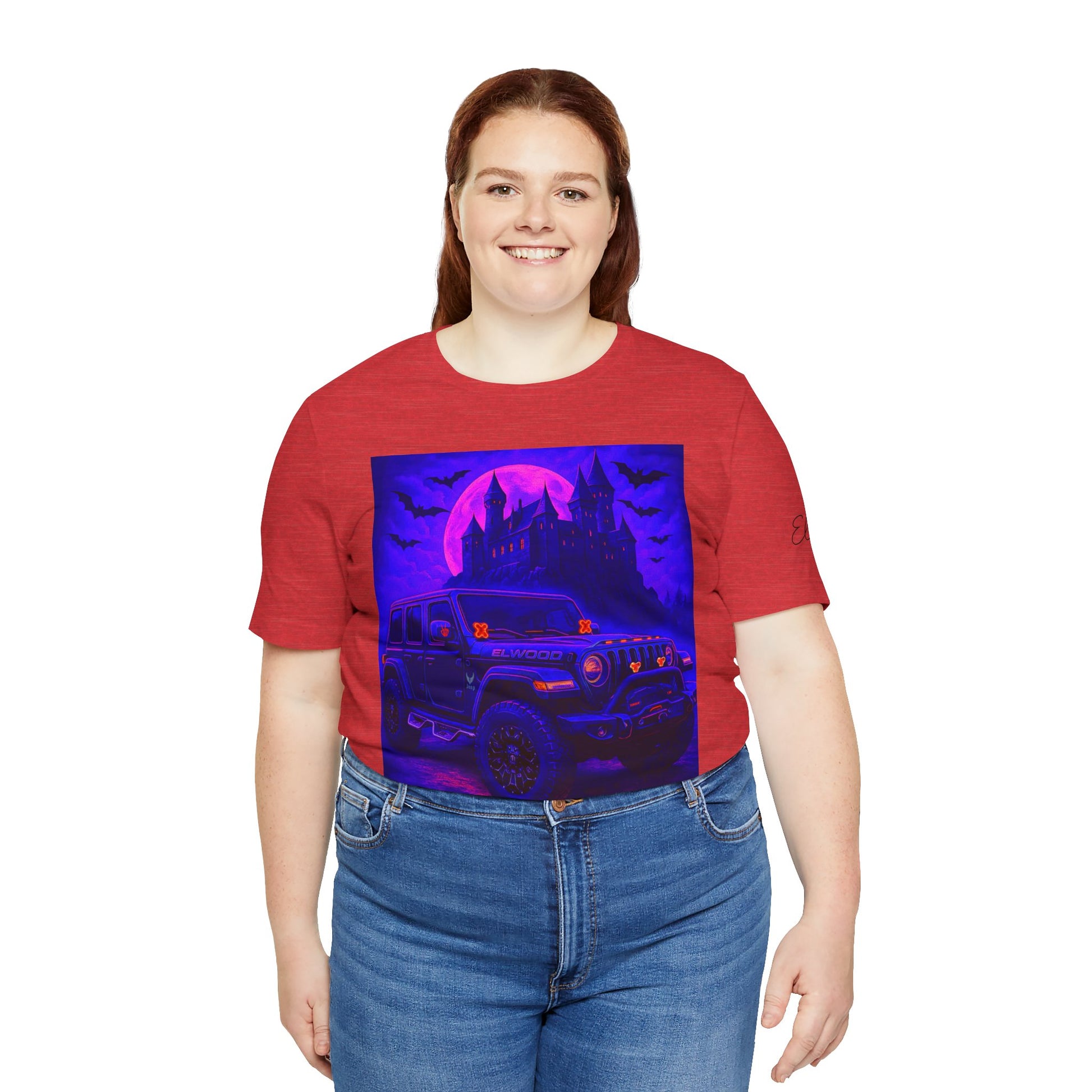 Elwood Jeep Adventure Tee - Perfect for Halloween, Road Trips, Outdoor Enthusiasts, Gift for Him or Her, Jeep Lovers, Casual Style