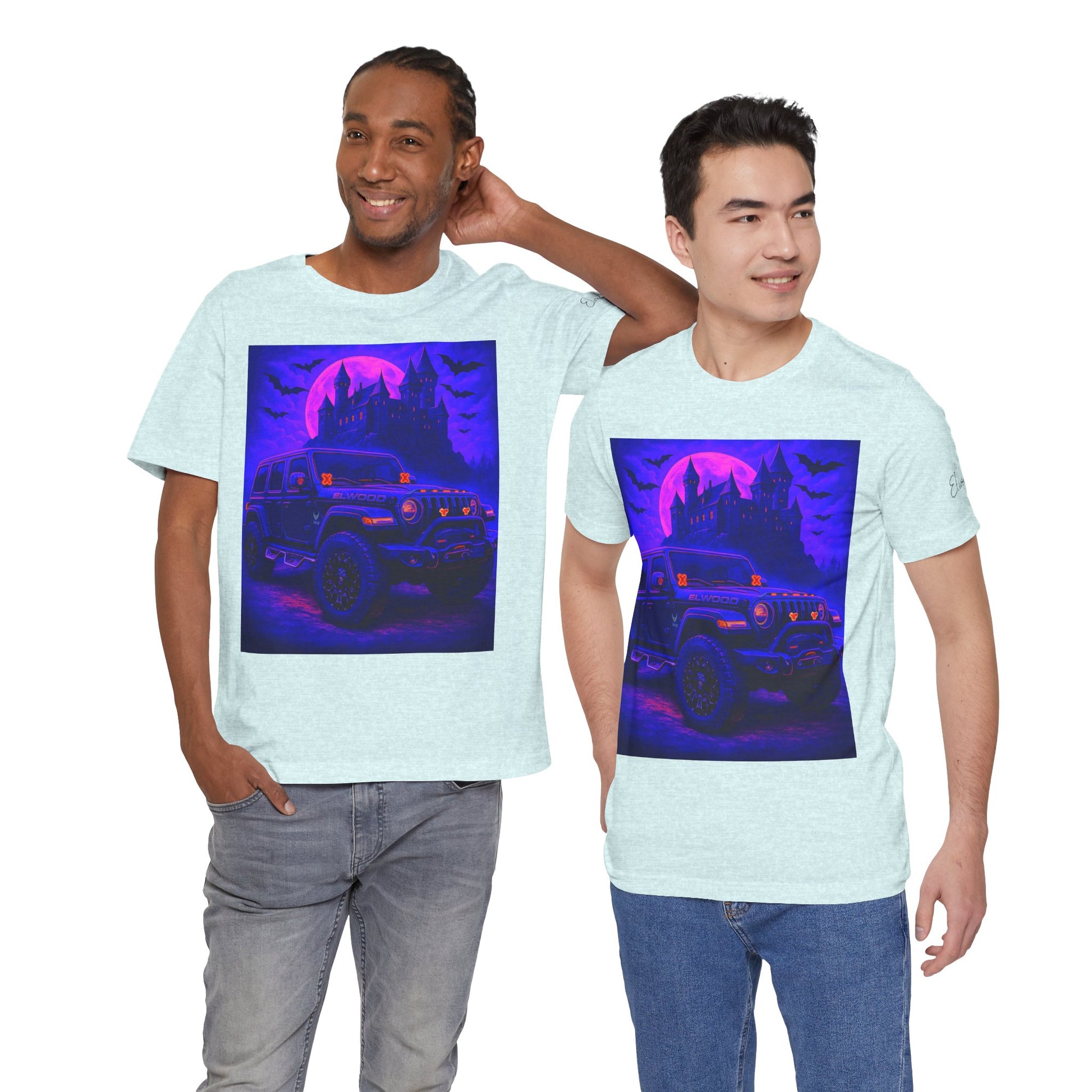 Elwood Jeep Adventure Tee - Perfect for Halloween, Road Trips, Outdoor Enthusiasts, Gift for Him or Her, Jeep Lovers, Casual Style