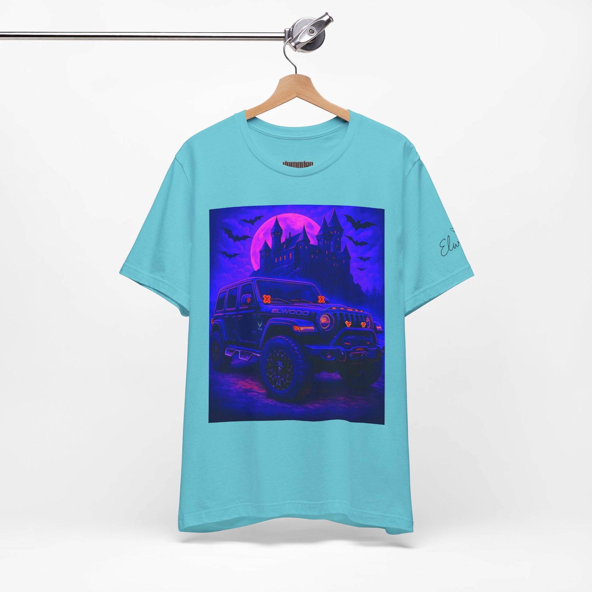 Elwood Jeep Adventure Tee - Perfect for Halloween, Road Trips, Outdoor Enthusiasts, Gift for Him or Her, Jeep Lovers, Casual Style