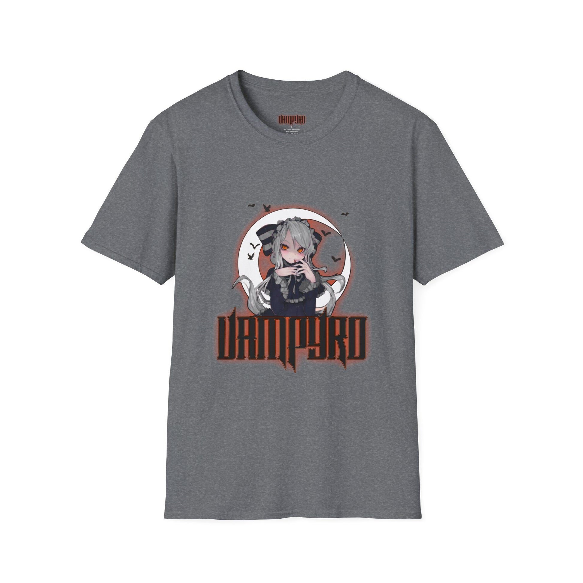Vampire Crimson Original Graphic T-Shirt, Unisex Tee for Cosplay, Halloween Costume, Casual Wear, Edgy Street Style, Gift for Fans