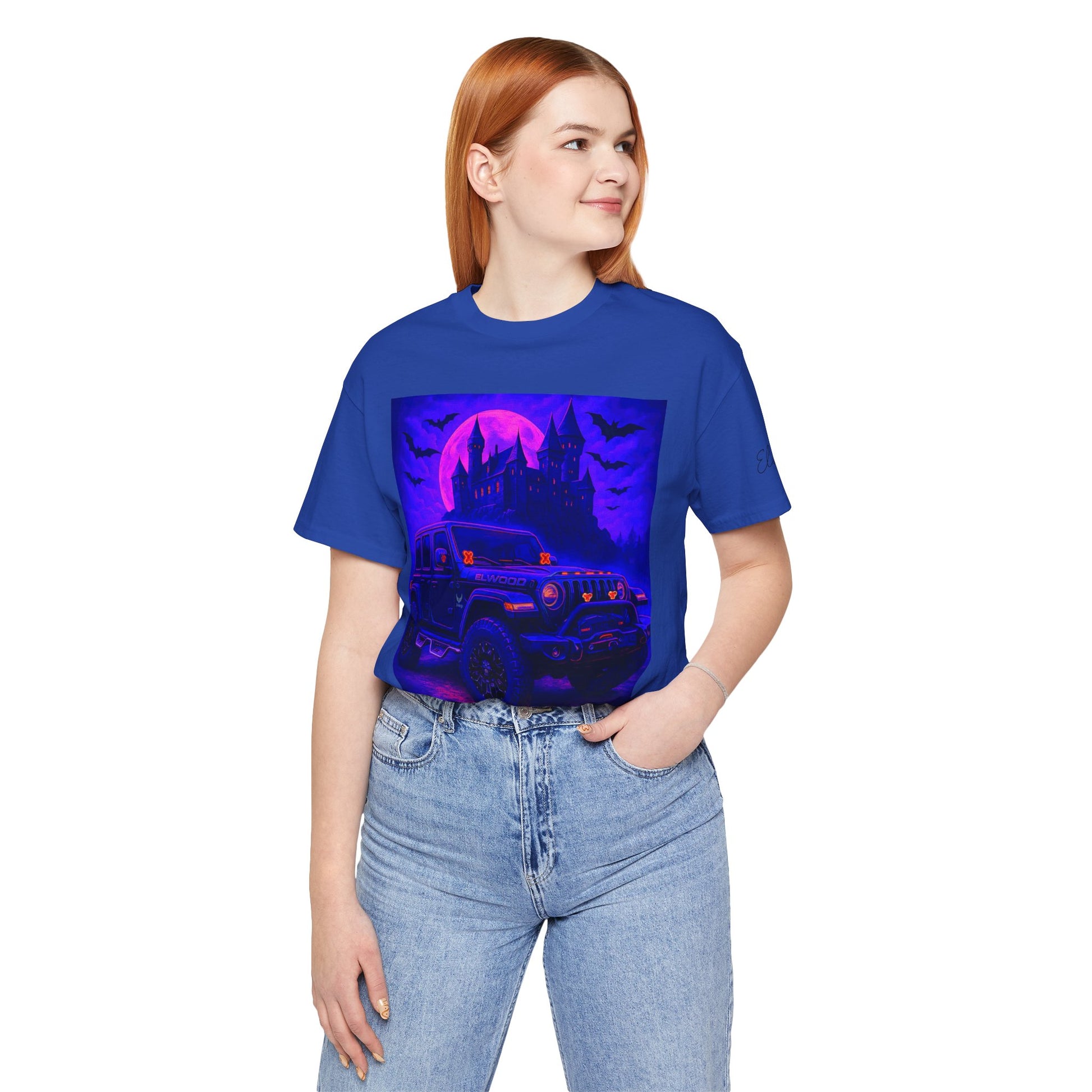 Elwood Jeep Adventure Tee - Perfect for Halloween, Road Trips, Outdoor Enthusiasts, Gift for Him or Her, Jeep Lovers, Casual Style