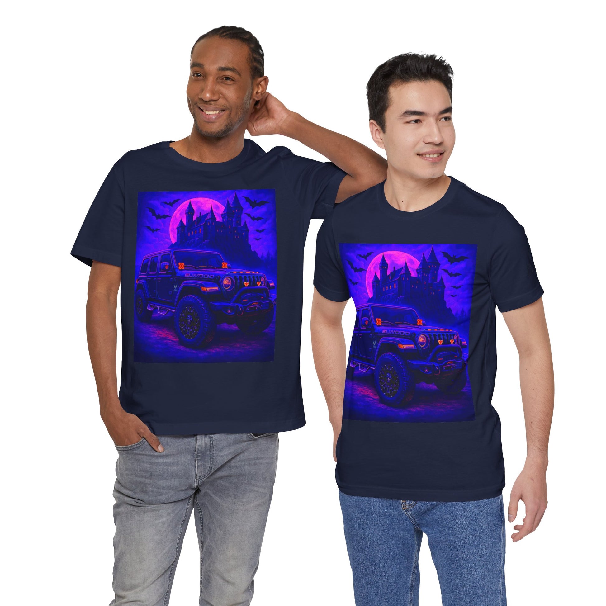 Elwood Jeep Adventure Tee - Perfect for Halloween, Road Trips, Outdoor Enthusiasts, Gift for Him or Her, Jeep Lovers, Casual Style
