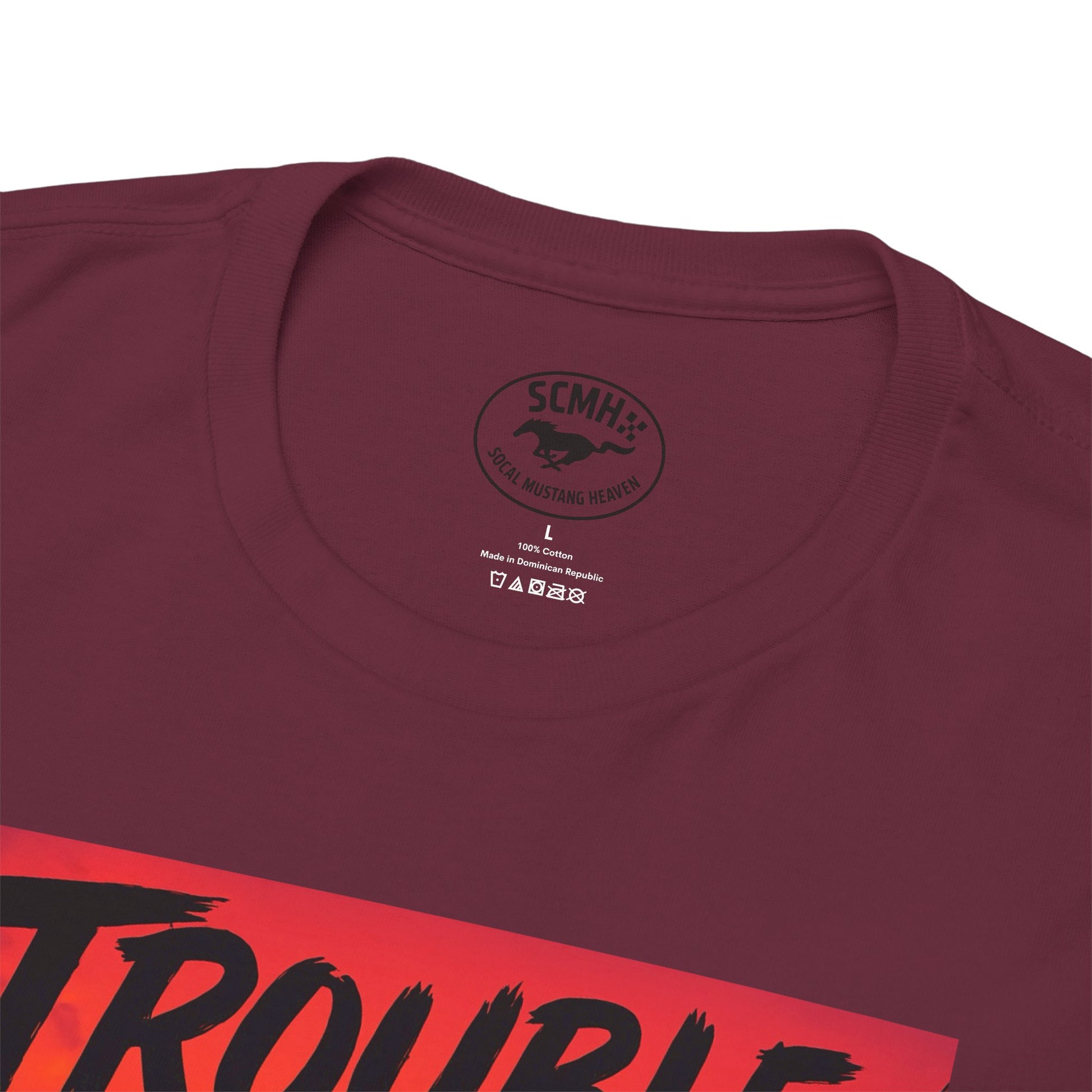 Trouble Retro Trouble Graphic Tee, Unisex Cotton T-Shirt, Cool Streetwear Shirt, Casual Summer Tee, Gift for Car Lovers