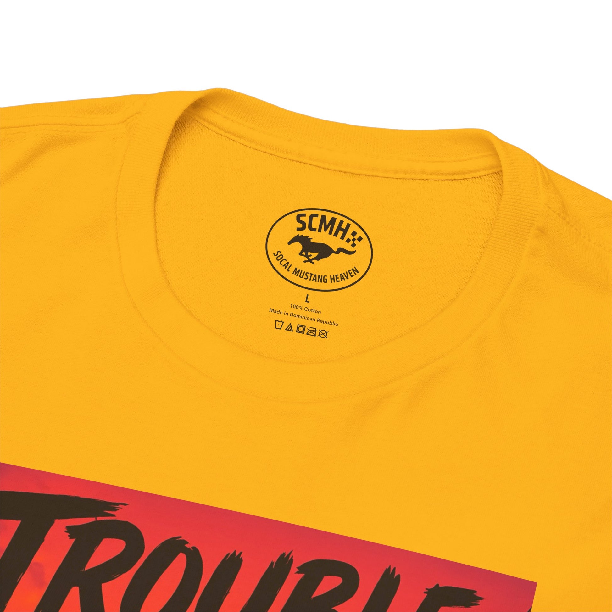 Trouble Retro Trouble Graphic Tee, Unisex Cotton T-Shirt, Cool Streetwear Shirt, Casual Summer Tee, Gift for Car Lovers