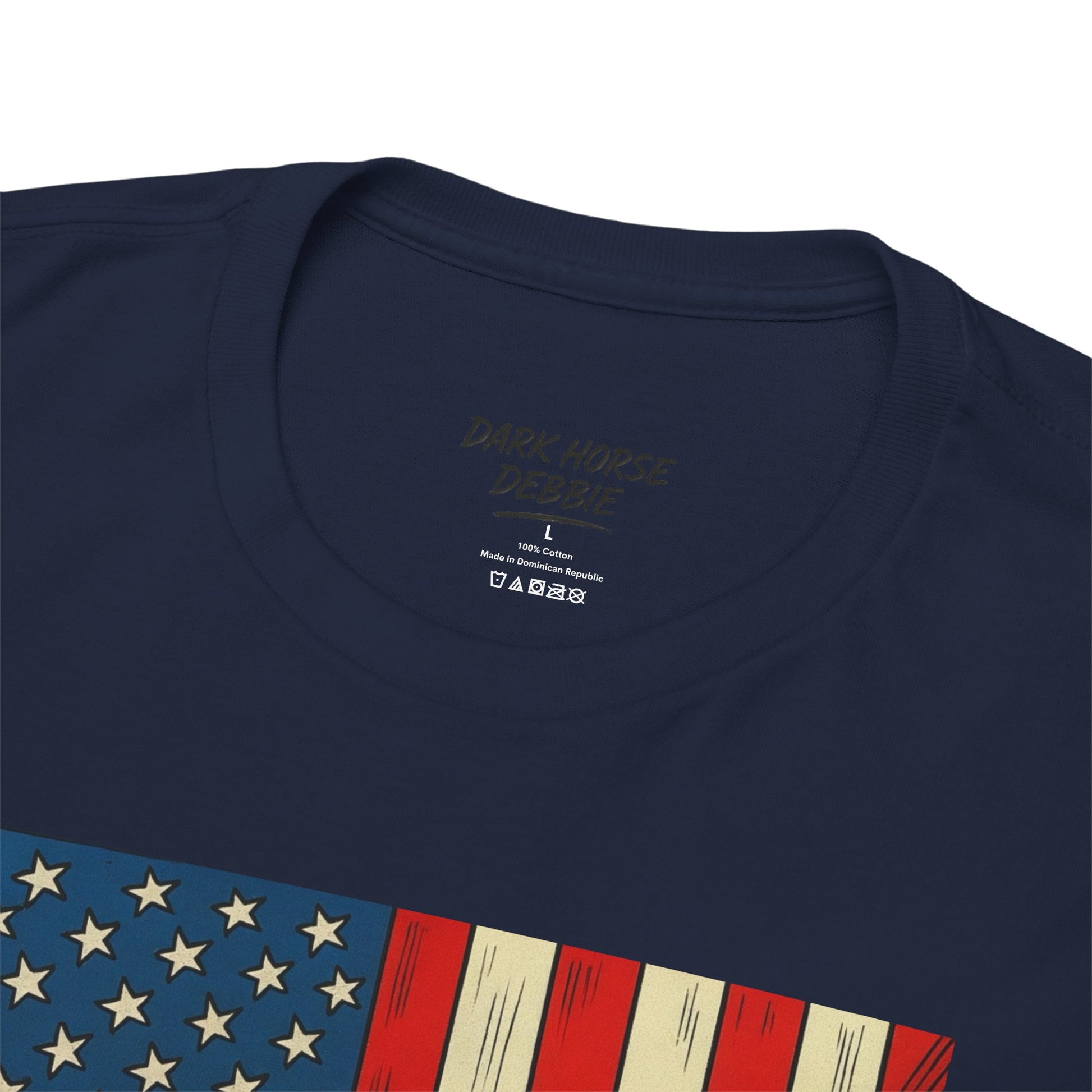 Dark Horse Debbie Patriotic Car Enthusiast Tee - Perfect for Independence Day, Gift for Dad, Car Show, Track Day, Summer Style