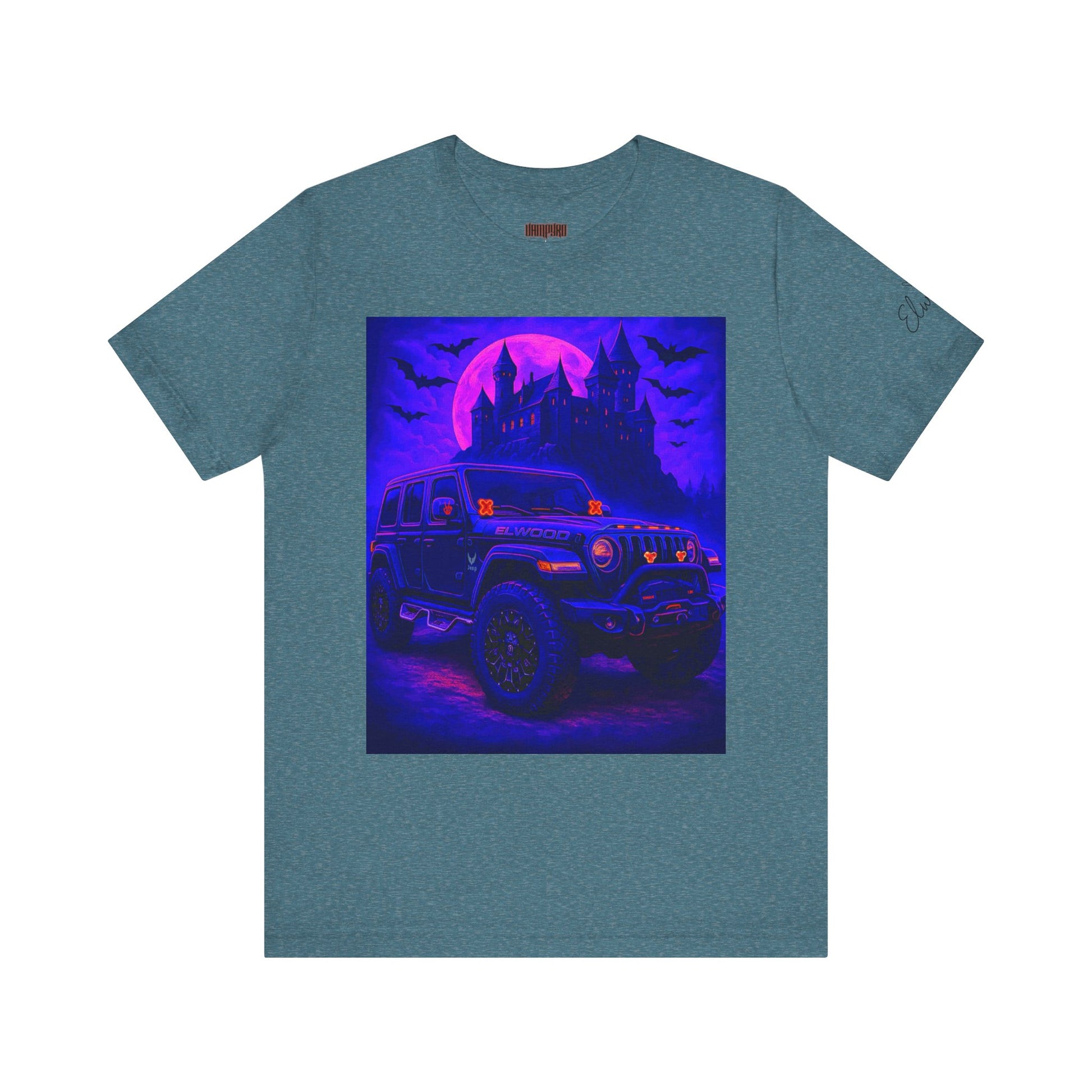 Elwood Jeep Adventure Tee - Perfect for Halloween, Road Trips, Outdoor Enthusiasts, Gift for Him or Her, Jeep Lovers, Casual Style