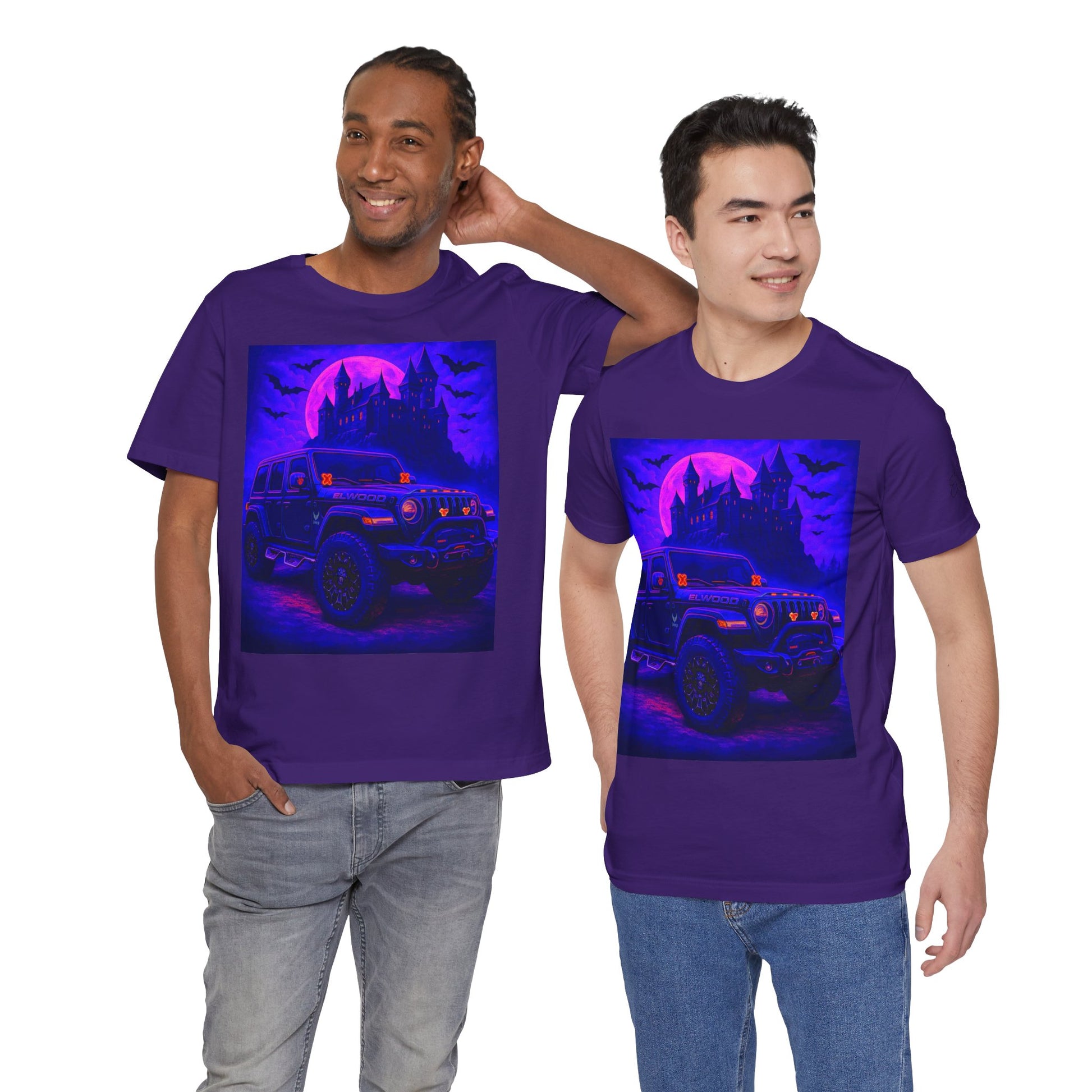Elwood Jeep Adventure Tee - Perfect for Halloween, Road Trips, Outdoor Enthusiasts, Gift for Him or Her, Jeep Lovers, Casual Style