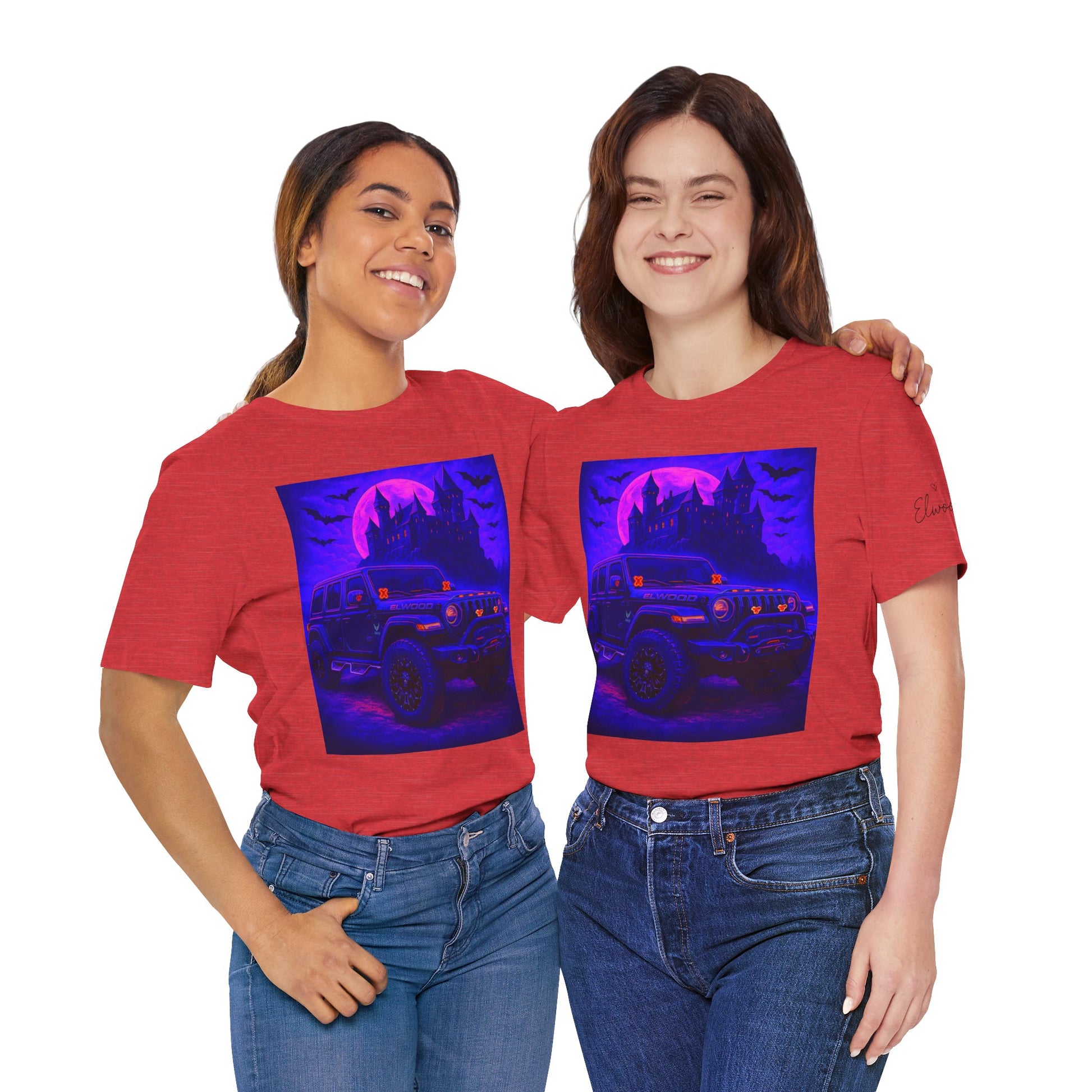 Elwood Jeep Adventure Tee - Perfect for Halloween, Road Trips, Outdoor Enthusiasts, Gift for Him or Her, Jeep Lovers, Casual Style