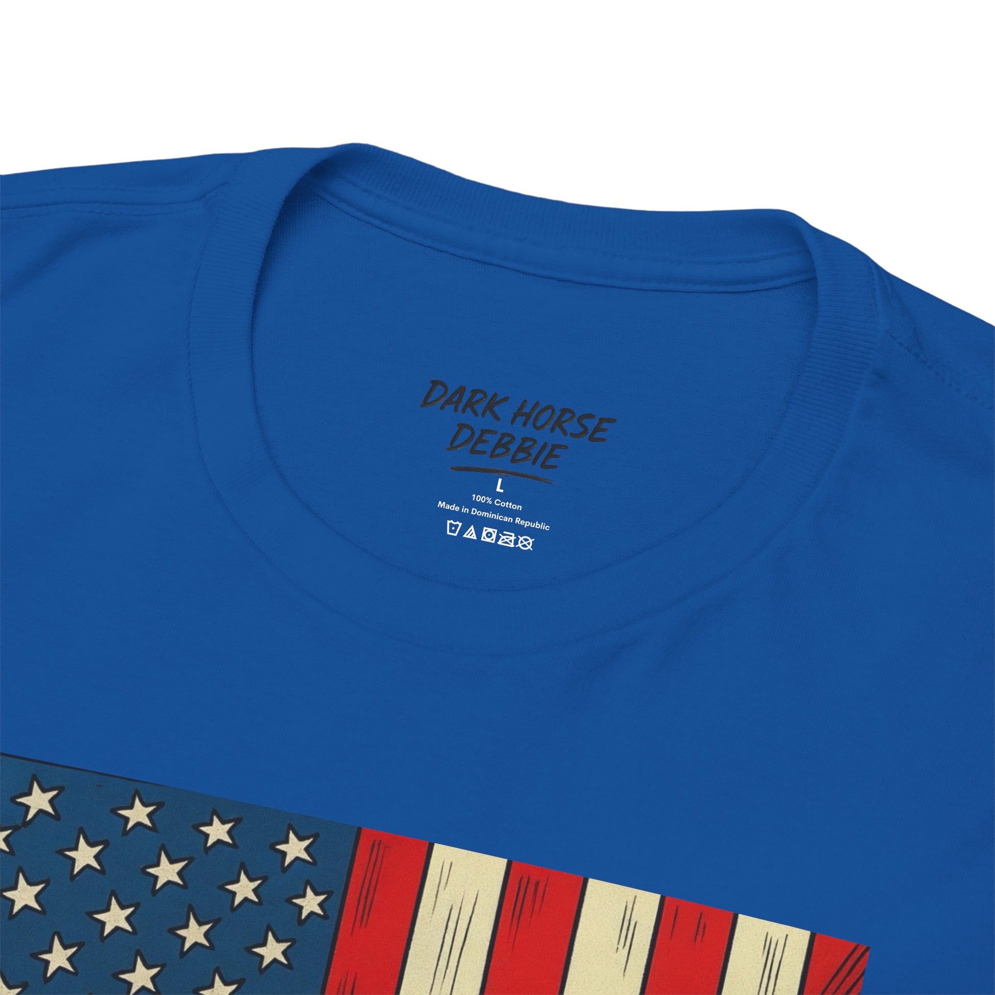 Dark Horse Debbie Patriotic Car Enthusiast Tee - Perfect for Independence Day, Gift for Dad, Car Show, Track Day, Summer Style