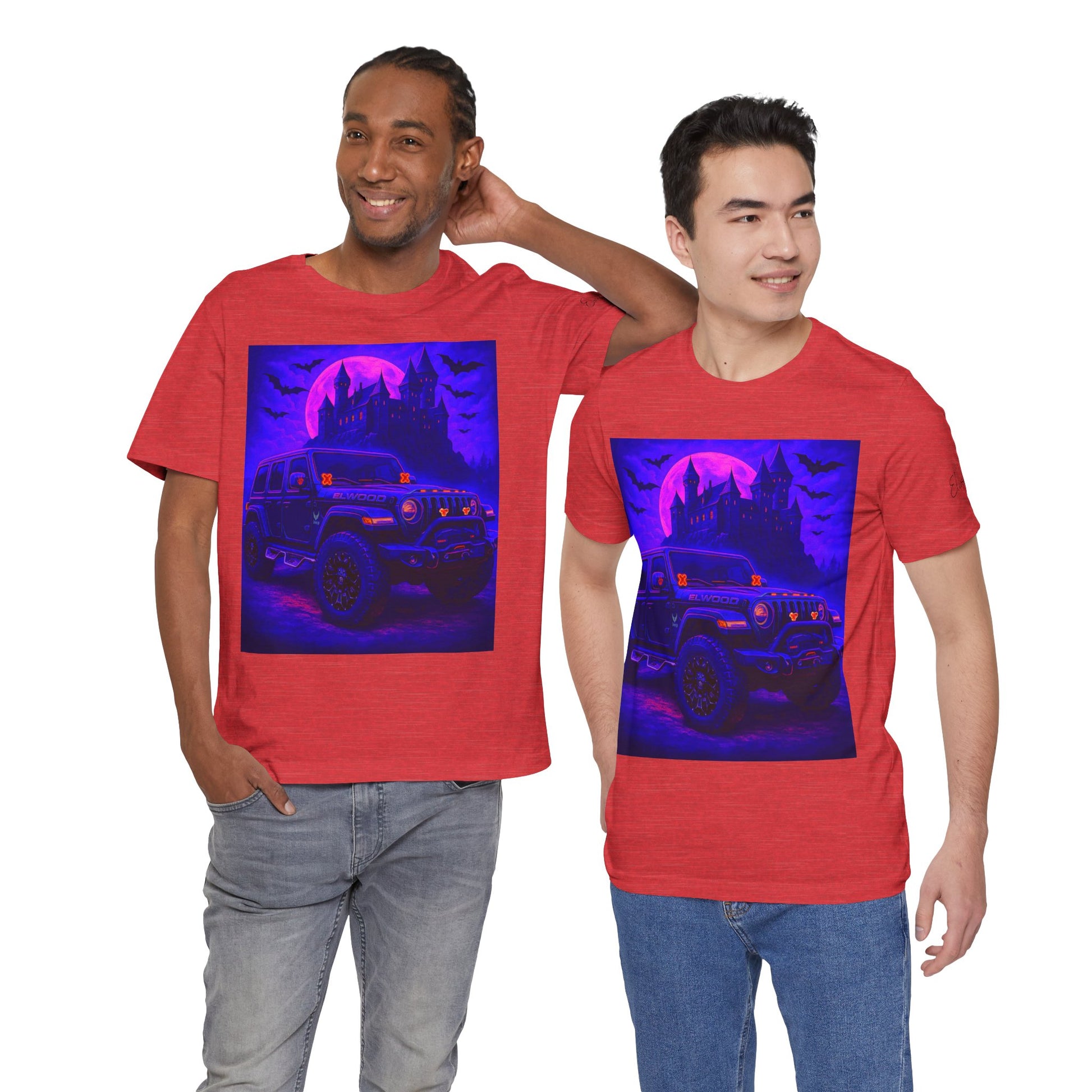 Elwood Jeep Adventure Tee - Perfect for Halloween, Road Trips, Outdoor Enthusiasts, Gift for Him or Her, Jeep Lovers, Casual Style