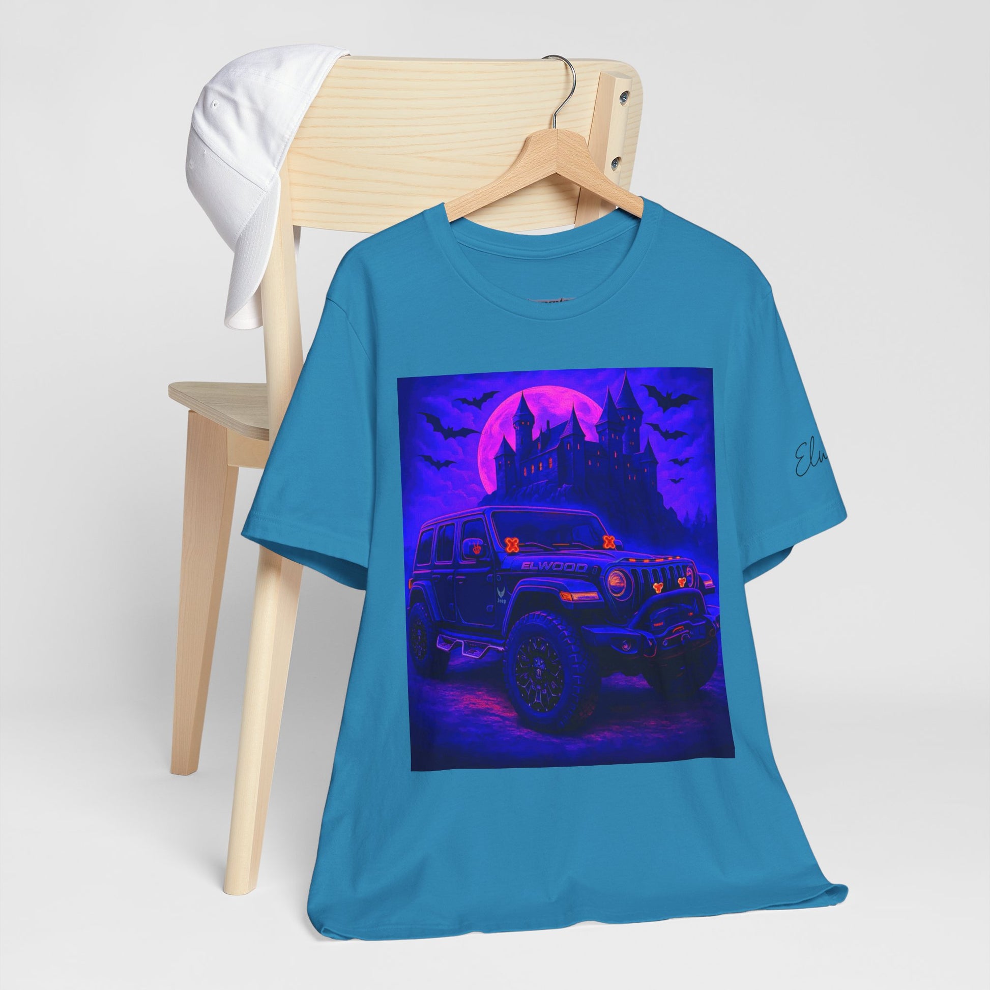 Elwood Jeep Adventure Tee - Perfect for Halloween, Road Trips, Outdoor Enthusiasts, Gift for Him or Her, Jeep Lovers, Casual Style