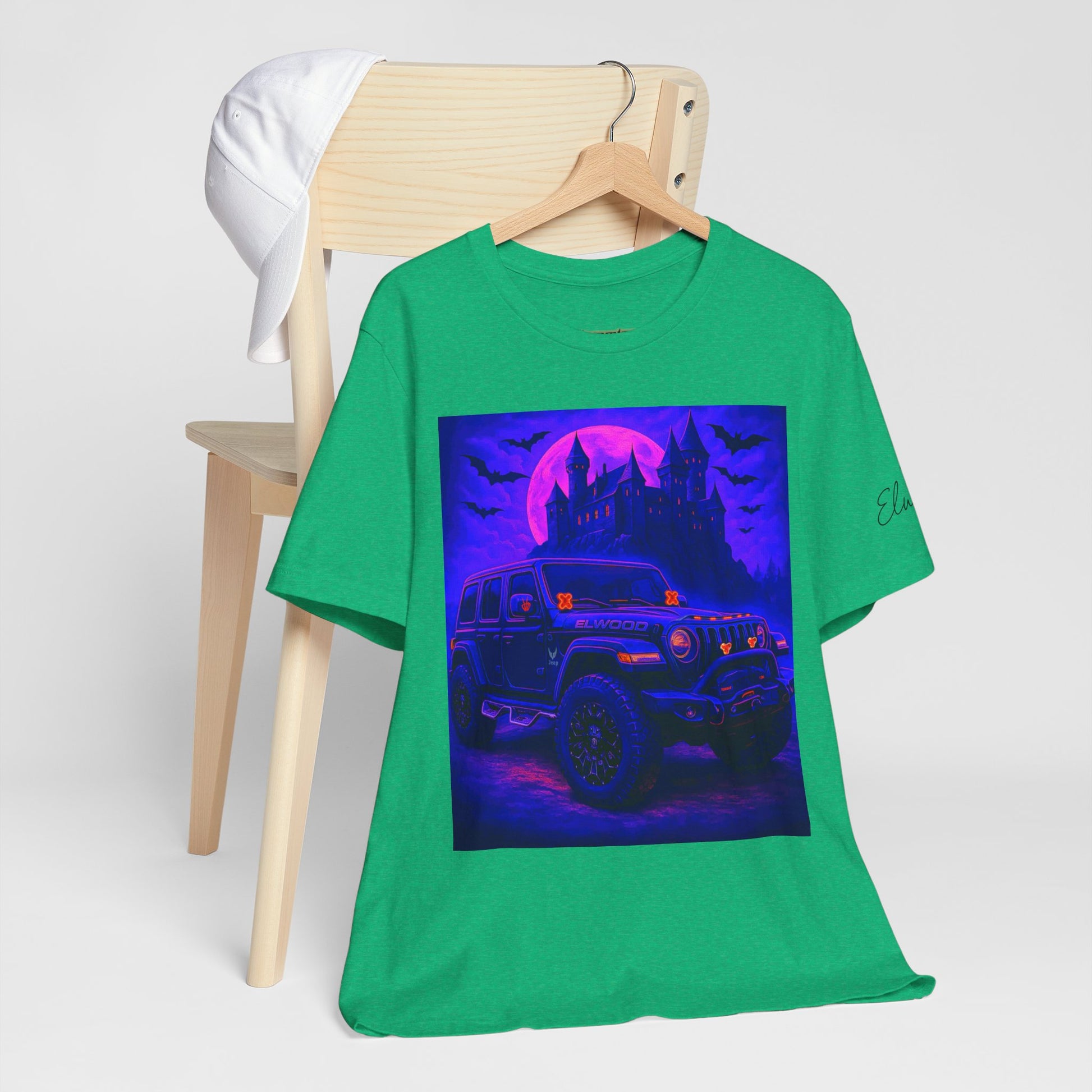 Elwood Jeep Adventure Tee - Perfect for Halloween, Road Trips, Outdoor Enthusiasts, Gift for Him or Her, Jeep Lovers, Casual Style