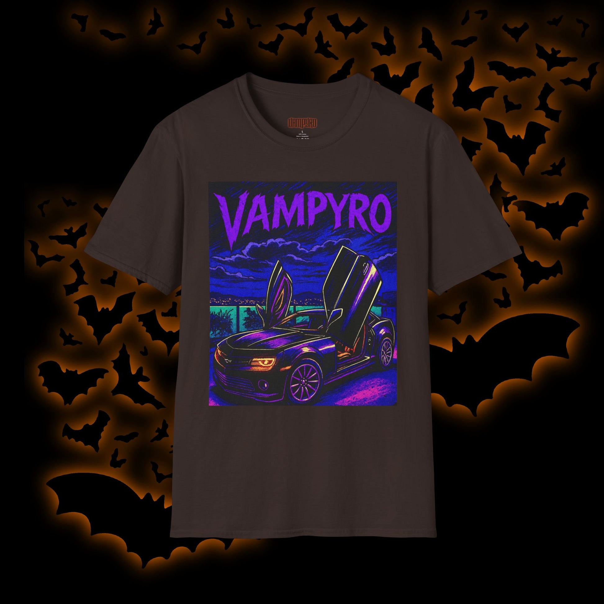 Vampyro Camaro Collectors T-Shirt, Graphic Tee for Car Lovers, Unisex T-Shirt, Retro Car Apparel, Gift for Auto Enthusiasts