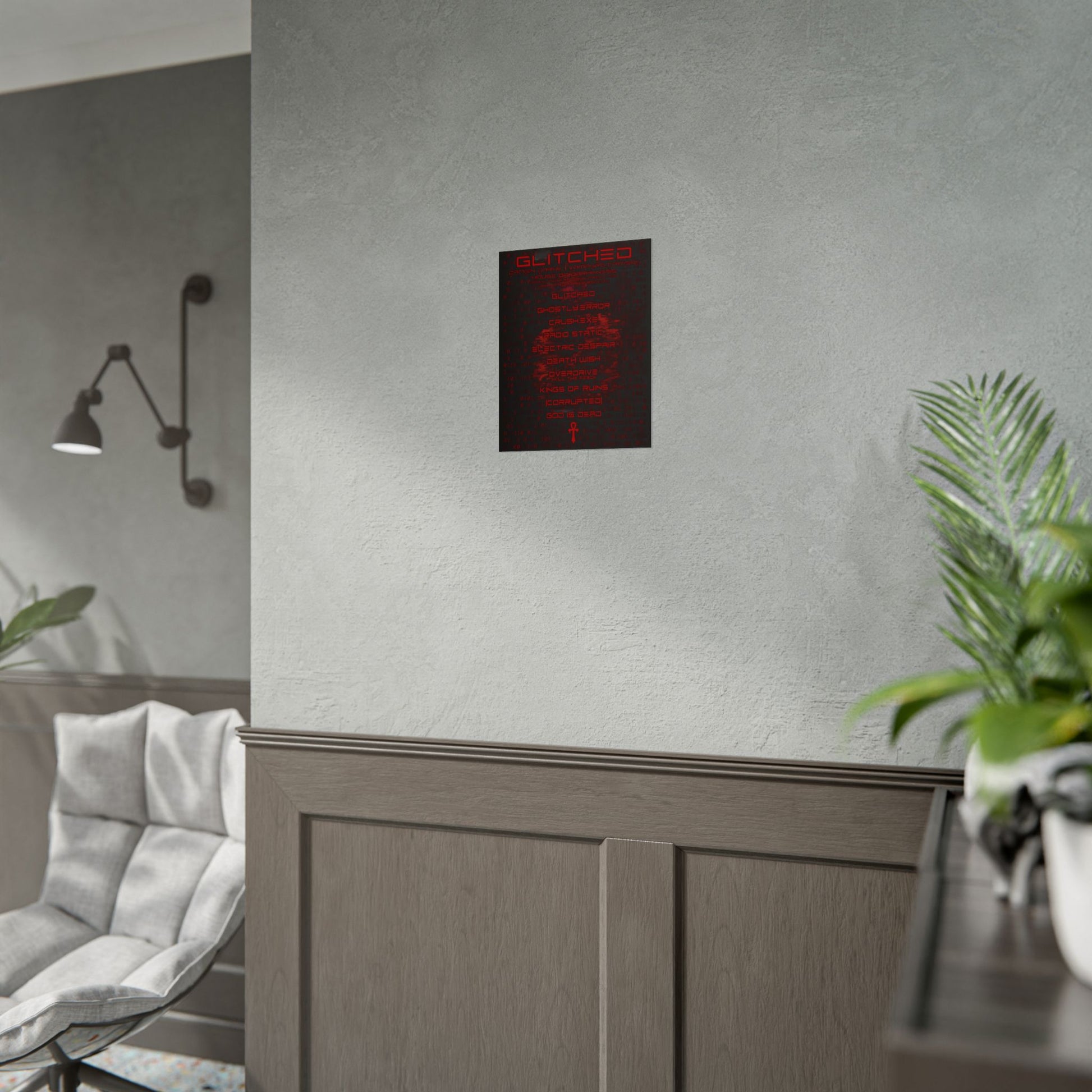 GLITCHED Music Poster