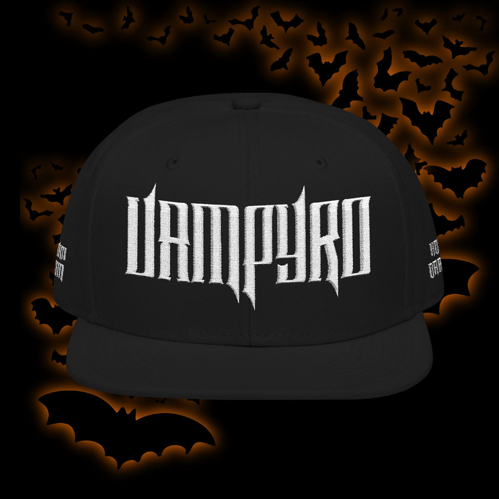 Vampyro Crimson Embroidered Snapback Hat