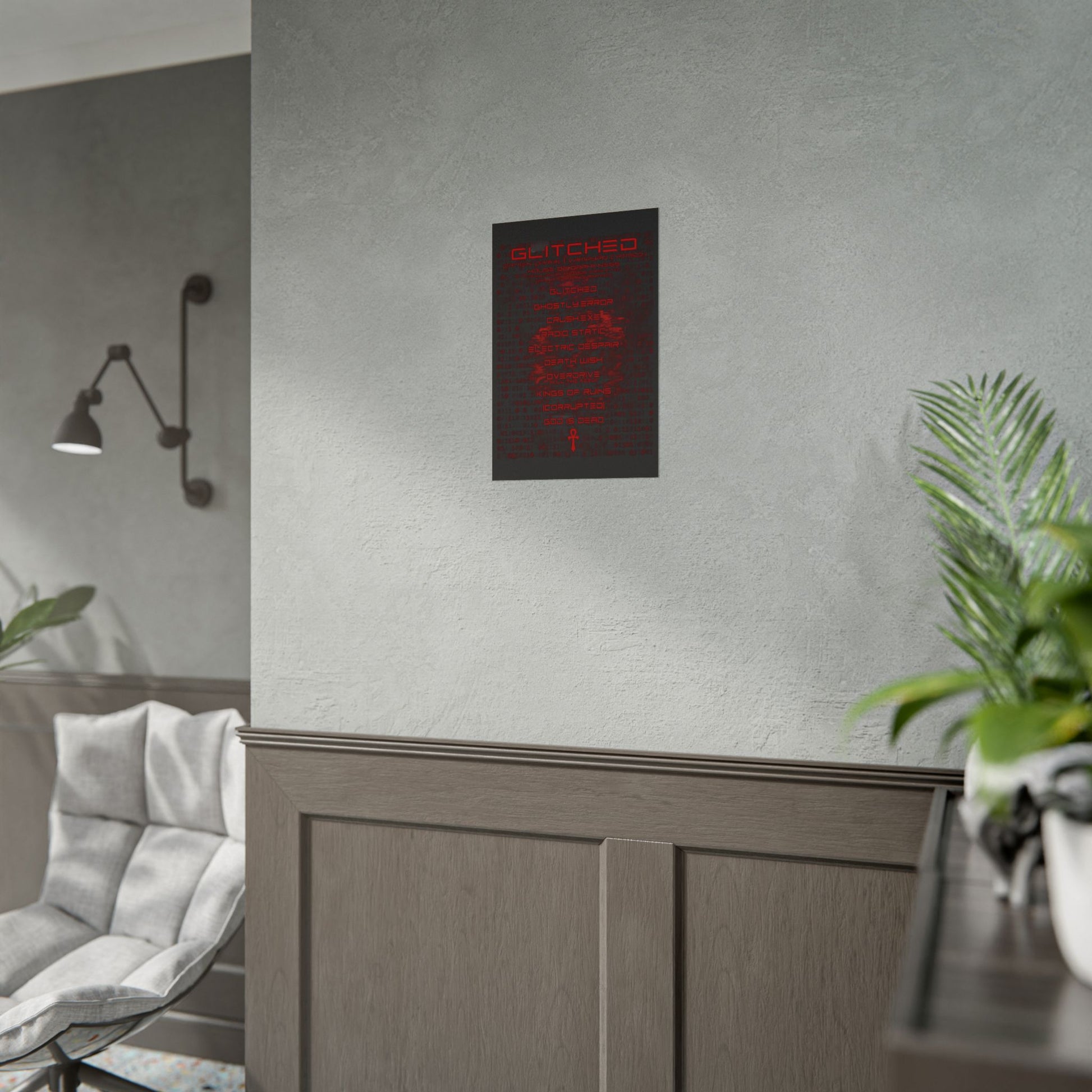 GLITCHED Music Poster