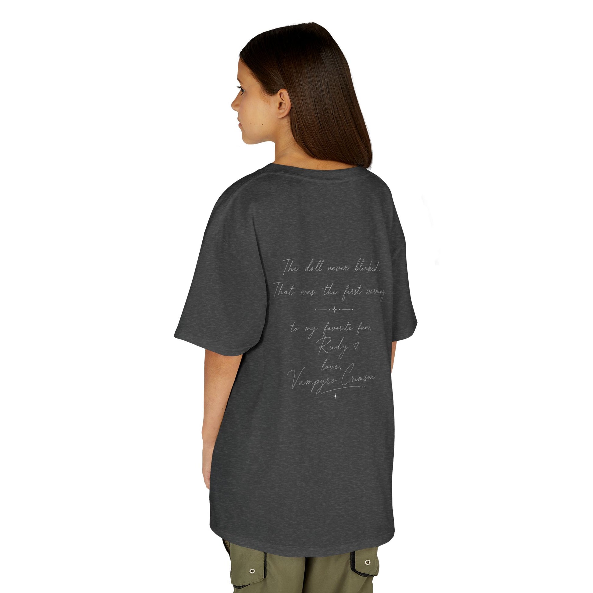 Vampyro Crimson – Haunted Music Box Kids Gothic Horror T-Shirt
