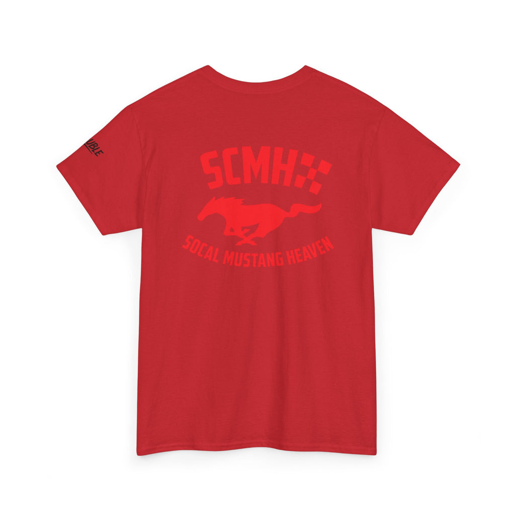 Unisex Heavy Cotton Tee with SoCal Mustang Heaven Design, Casual Tee, Gift for Car Lovers, Mustang Enthusiast Shirt, Iconic Graphic Tee