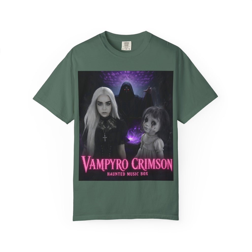 Vampyro Crimson Haunted Music Box T-Shirt