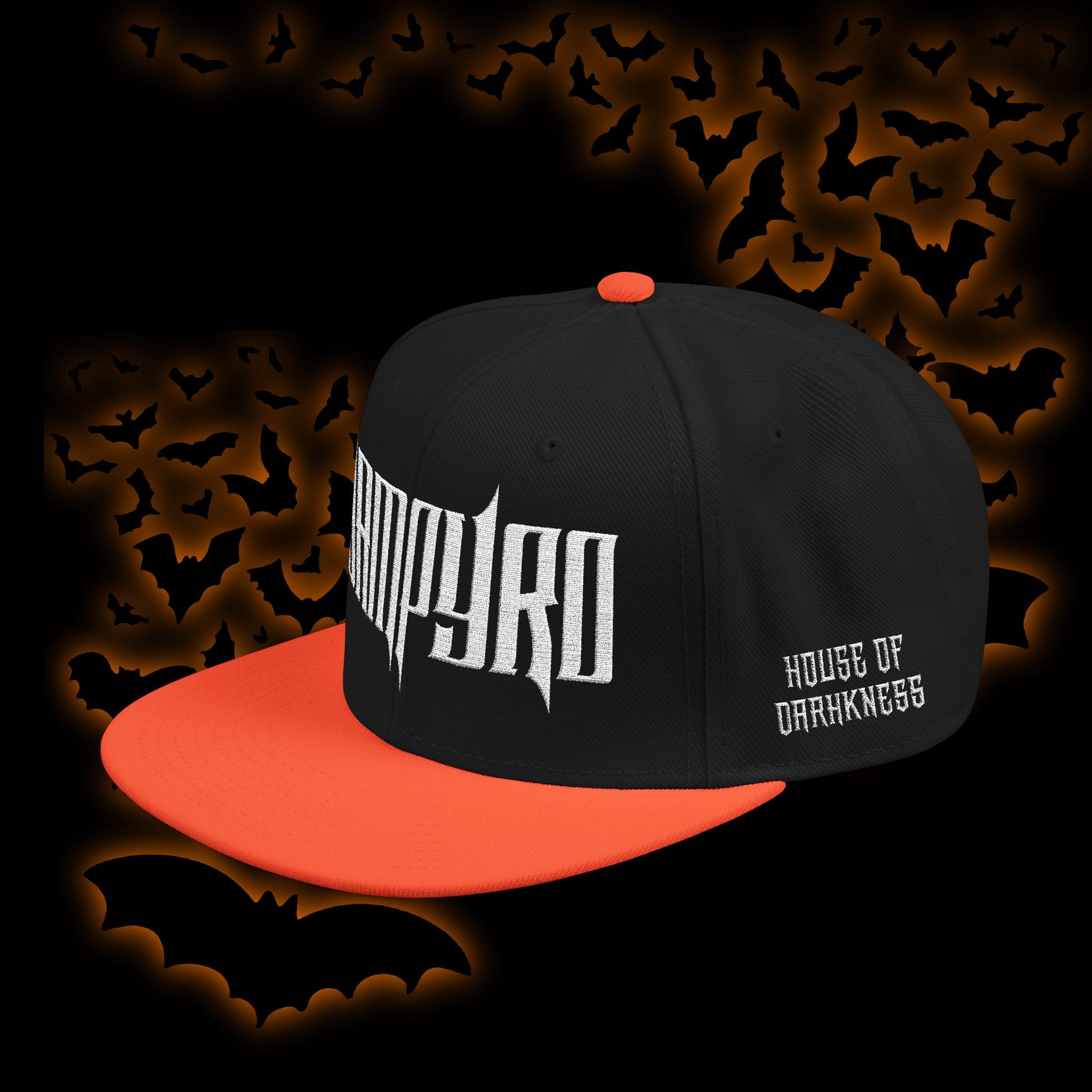 Vampyro Crimson Embroidered Snapback Hat