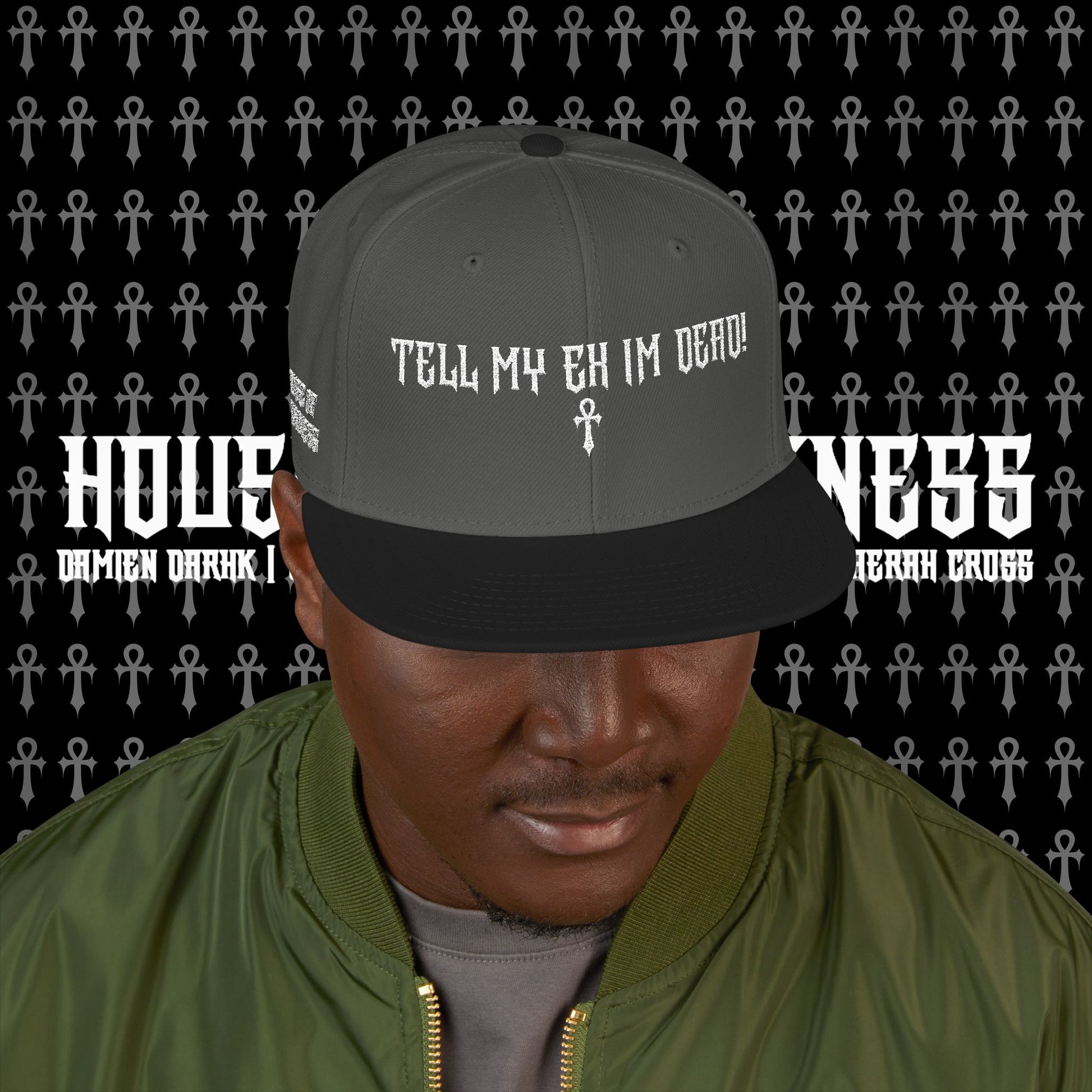 TELL MY EX IM DEAD Snapback Hat