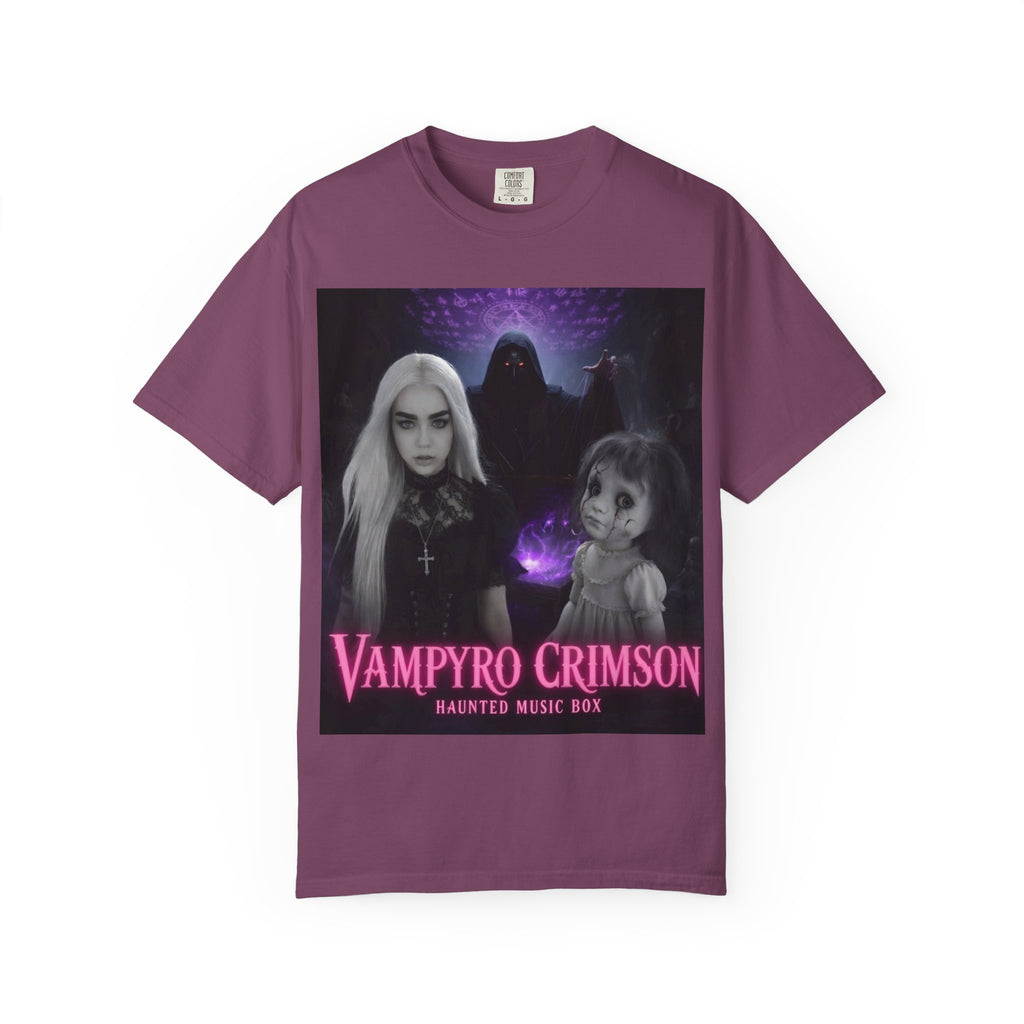 Vampyro Crimson Haunted Music Box T-Shirt
