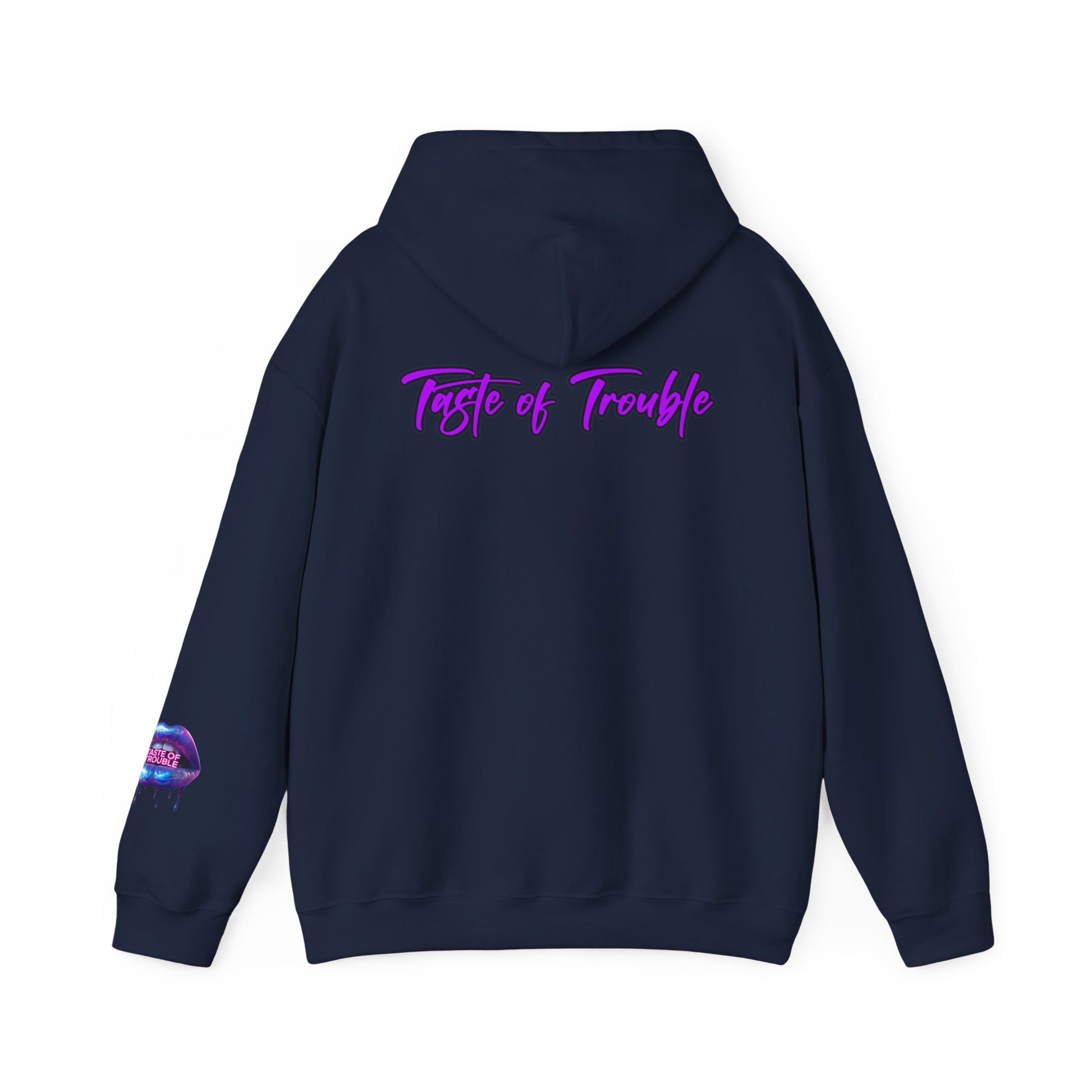 Taste of Trouble Inspirational Hoodie for Creative Souls, Motivational Sweatshirt, Unisex Heavy Blend, Modern Casual Wear, Gift for Artists, Trendy [...]